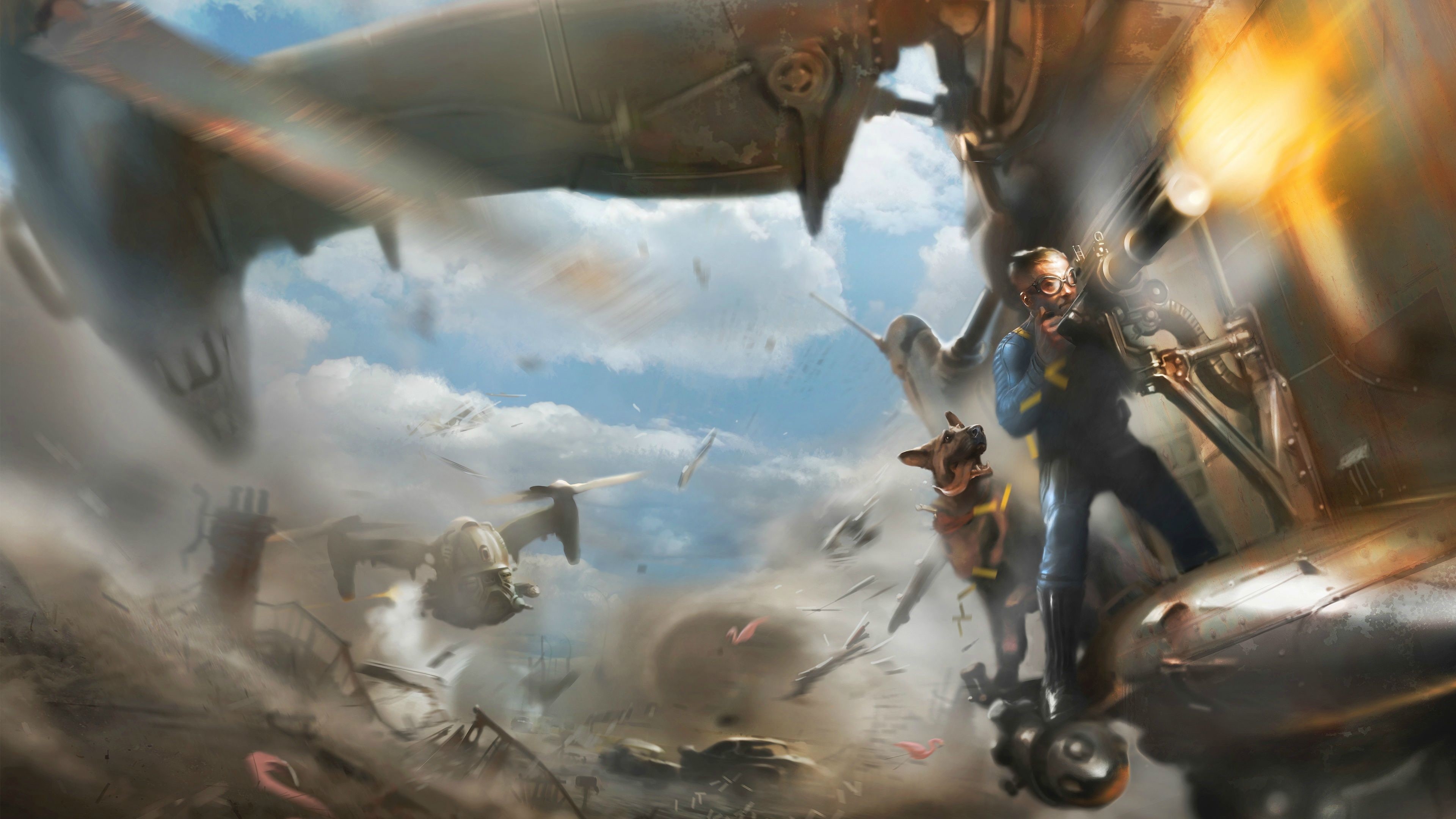 video games, games, 4K, video, fallout 4, pc gaming, fallout, gaming, pc, HD Wallpaper