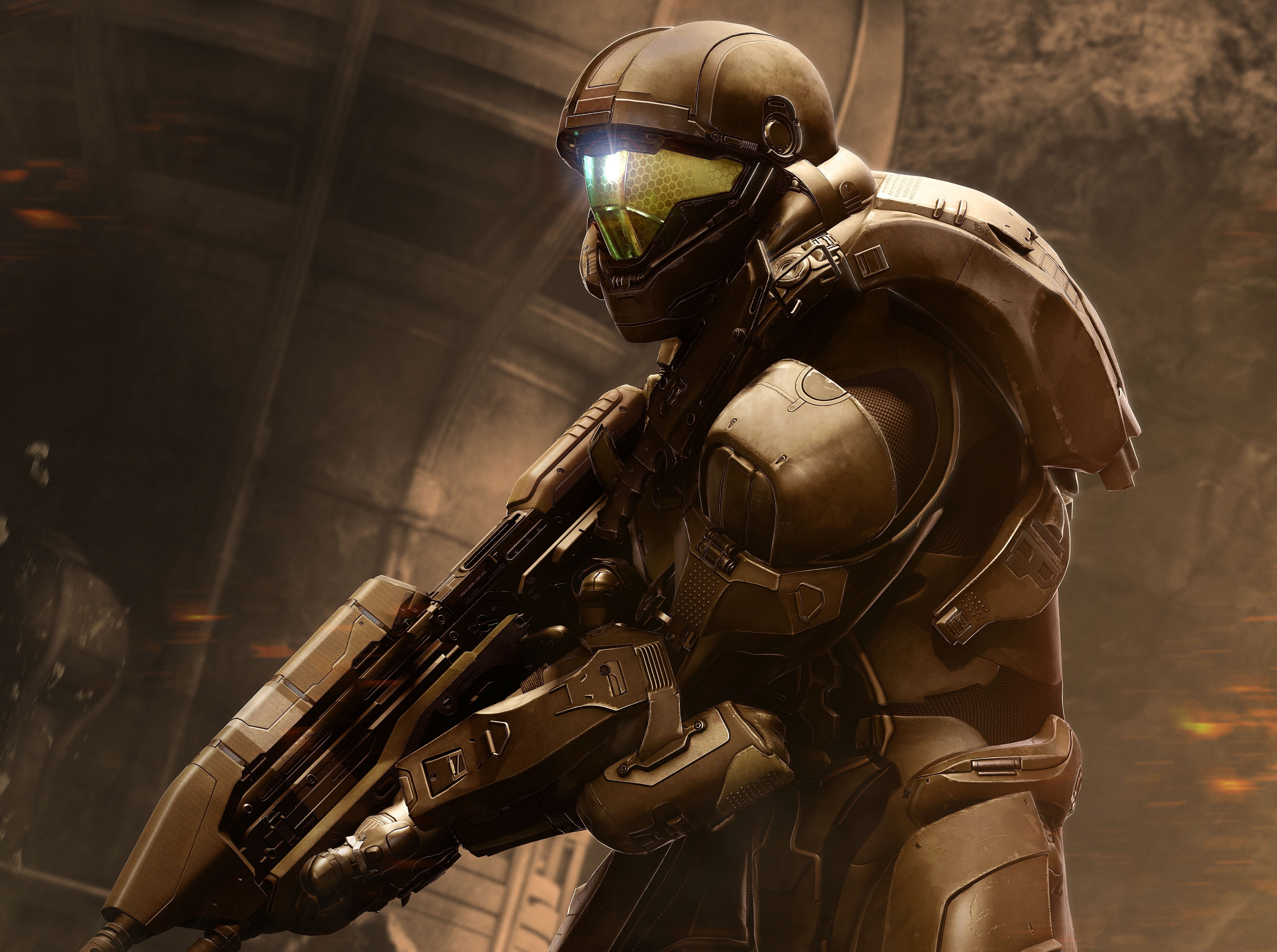 government, one person, leather, sports helmet, men, halo 5, occupation, Guardians, 5K, Video, adult, headwear, standing, indoors, Halo, Game, HD Wallpaper