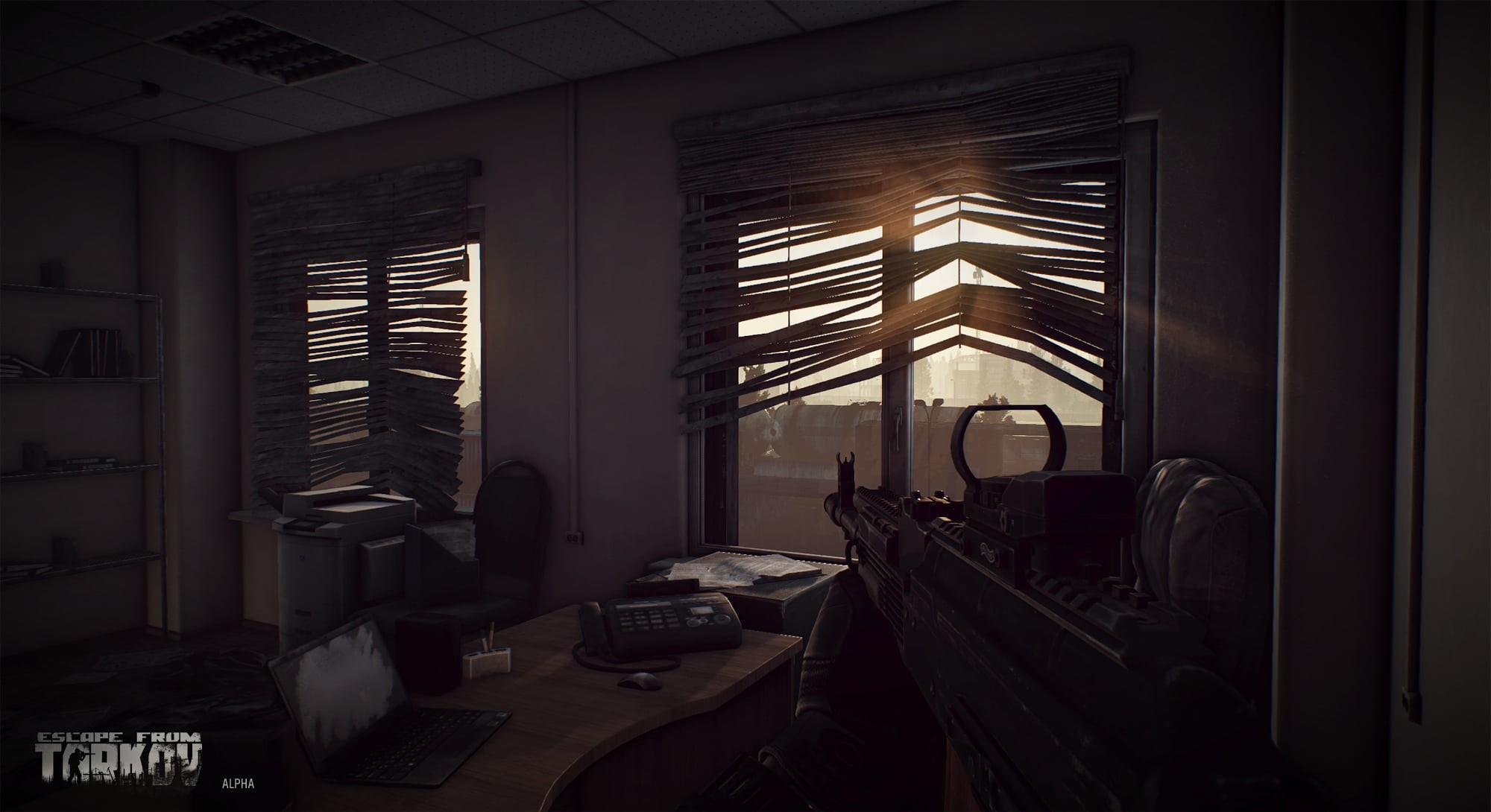home interior, War Game, obsolete, 1080P, Tactical Game, seat, technology, building, sunlight, window, furniture, mmorpg, day, chair, no people, built structure, HD Wallpaper