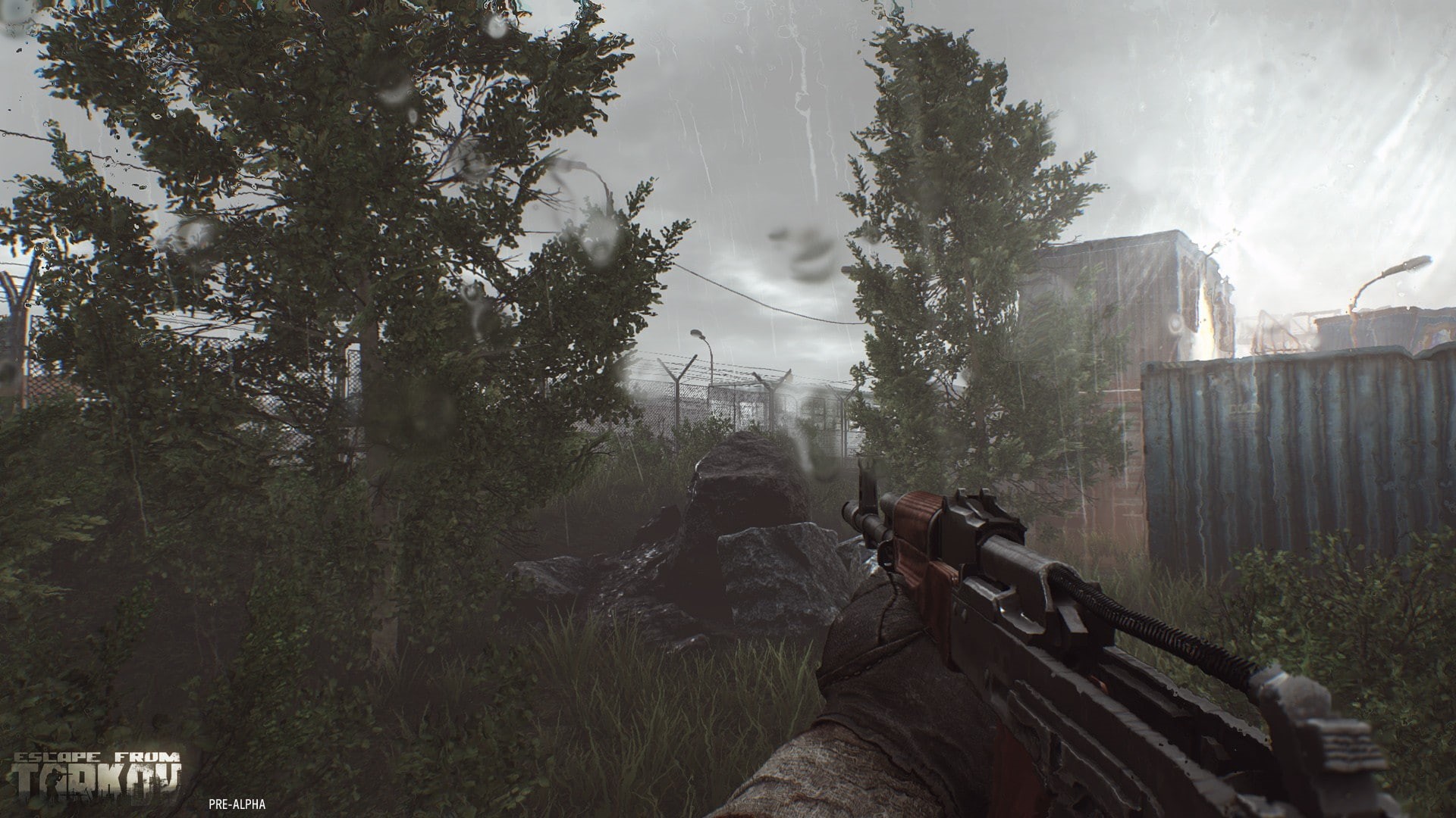 architecture, cloud - sky, forest, War Game, outdoors, 1080P, Escape from Tarkov, city, land, first-person shooter, scenics - nature, day, plant, video games, HD Wallpaper
