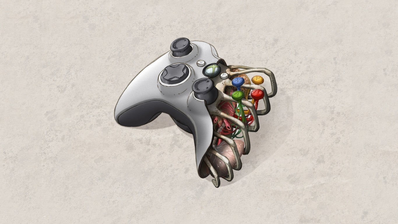 game, controller, childhood, controllers, video games, sunlight, anatomy, variation, nature, 720P, multi colored, choice, illustration, directly above, HD Wallpaper