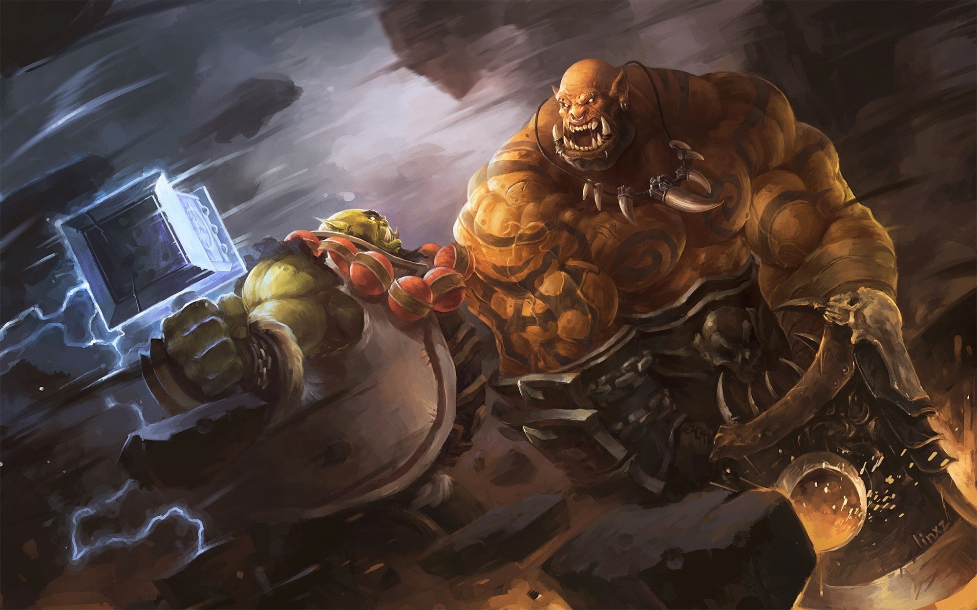 fantasy art, ork, 1080P, World of Warcraft, HD Wallpaper
