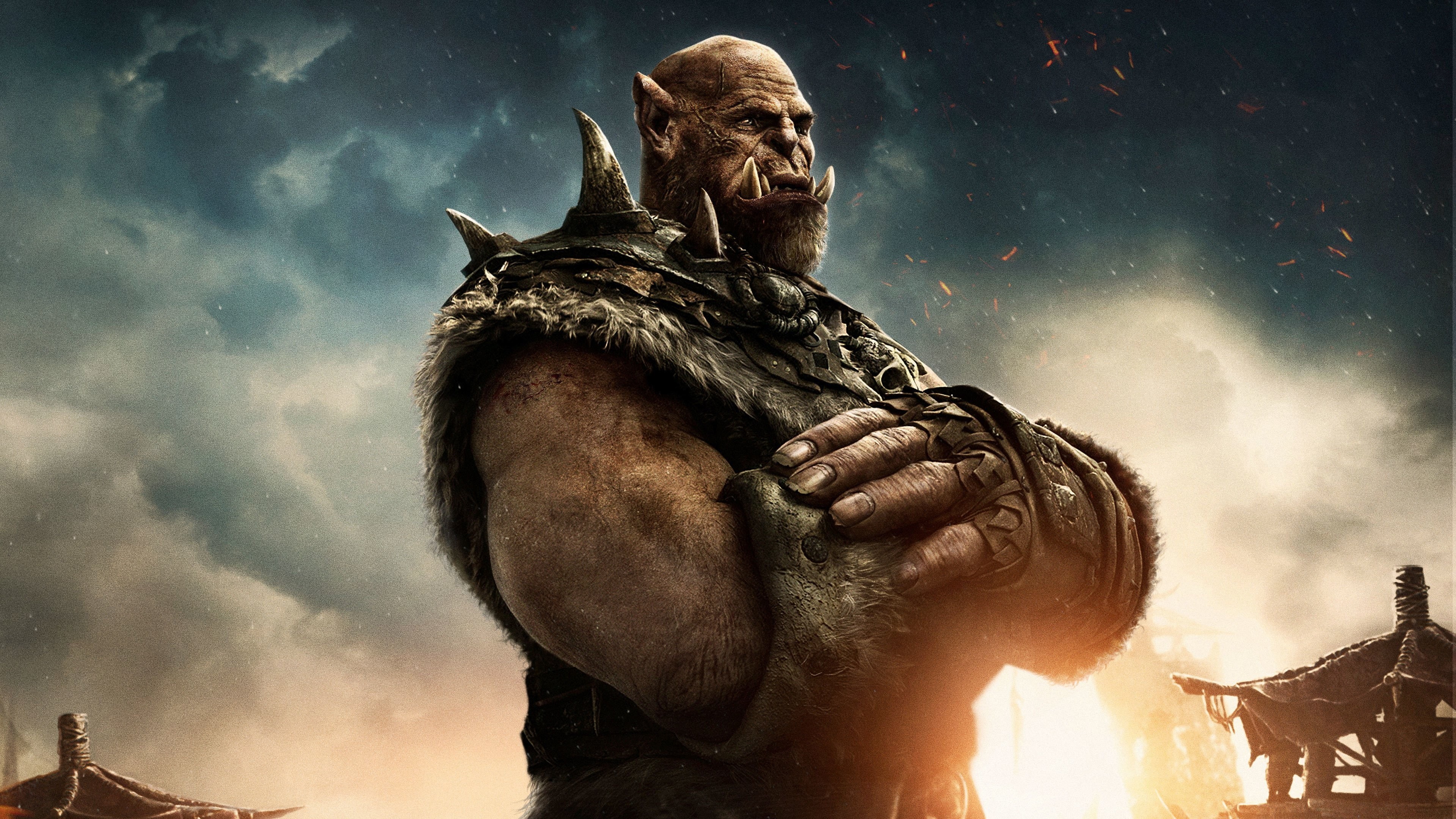 Best Movies of 2016, orc, 4K, Warcraft, ork, illustration, HD Wallpaper