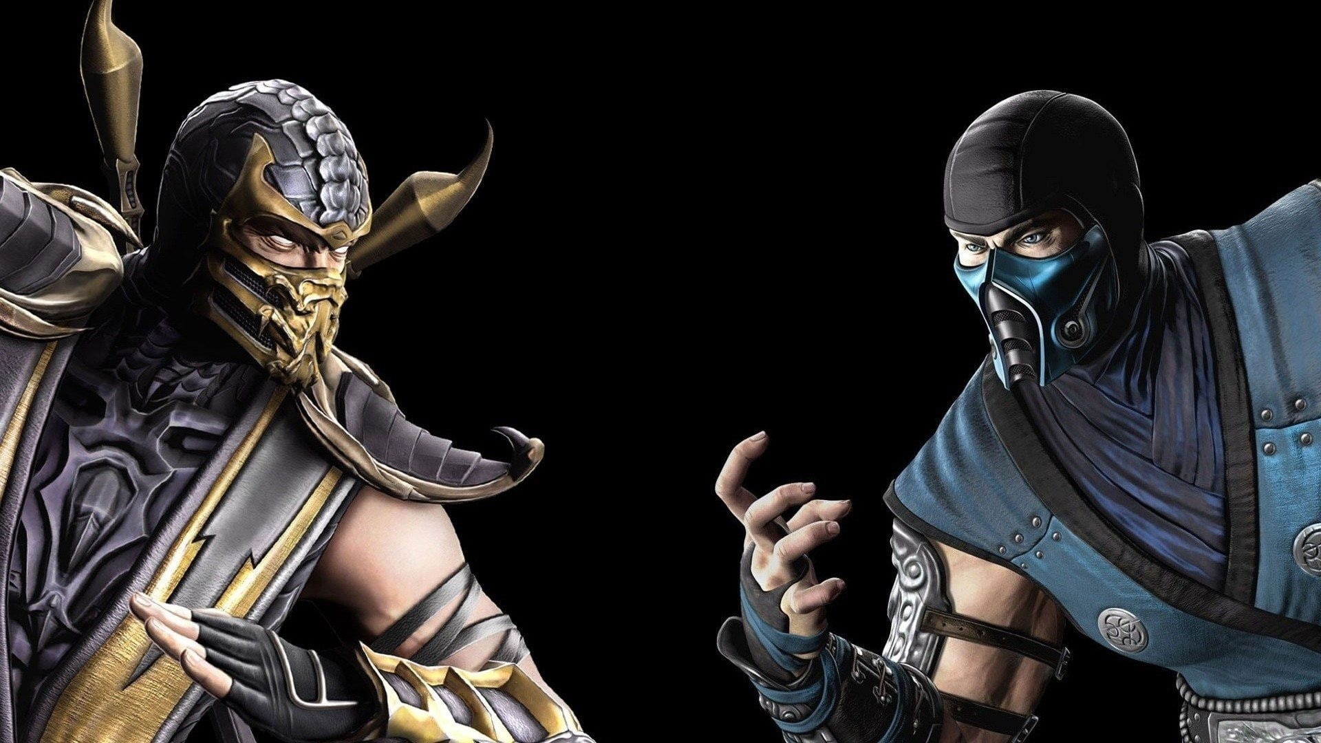 versus, Video Games, hd, scorpion, games, characters, mortal, video, x, art, kombat, Legend, subzero, warriors, 1080P, HD Wallpaper
