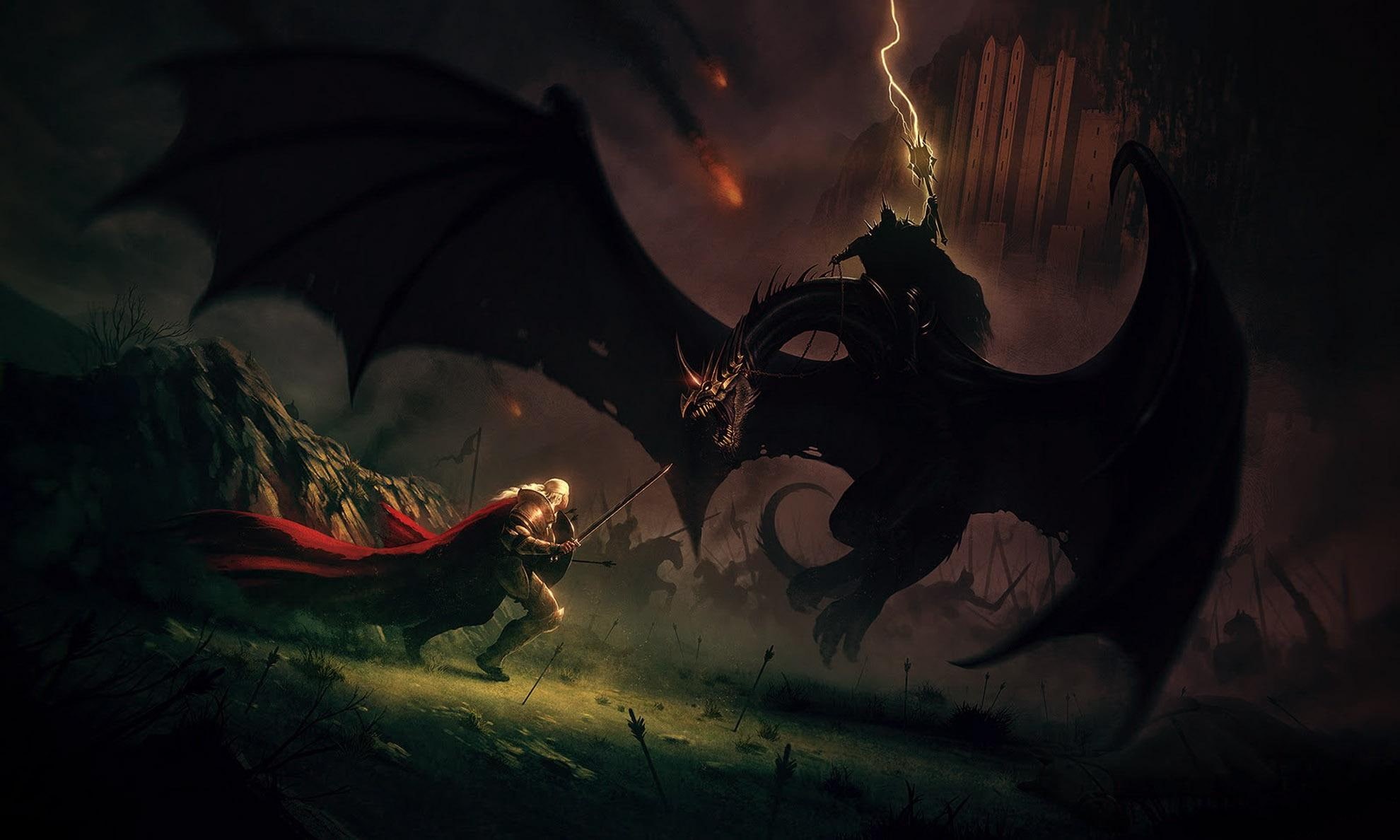 fantasy, versus, 3d and abstract, 1080P, picture, 2012, HD Wallpaper