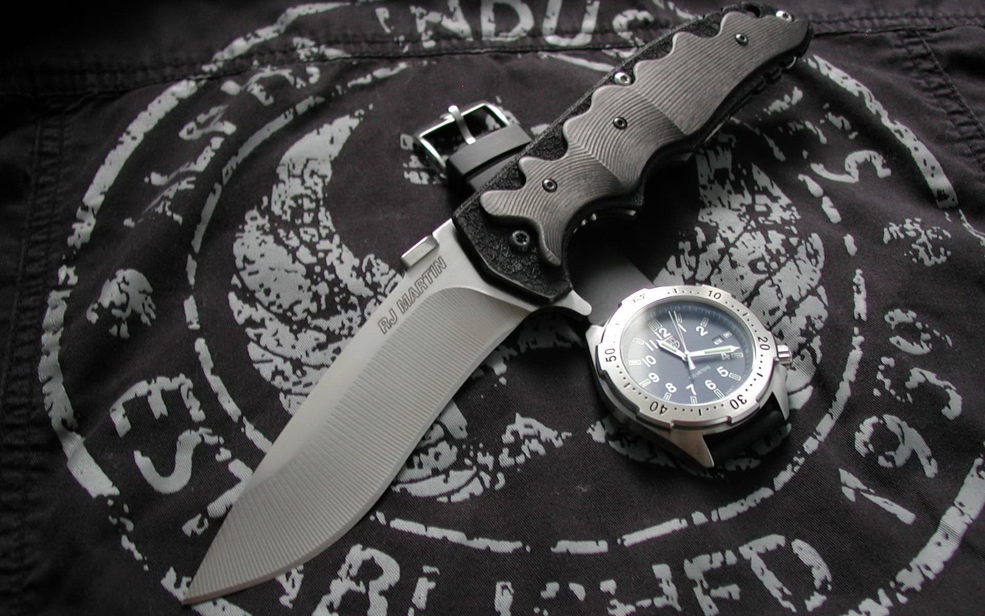 high angle view, instrument of time, text, aggression, watch, clock, close-up, time, handgun, black, focus on foreground, communication, no people, silver, HD Wallpaper