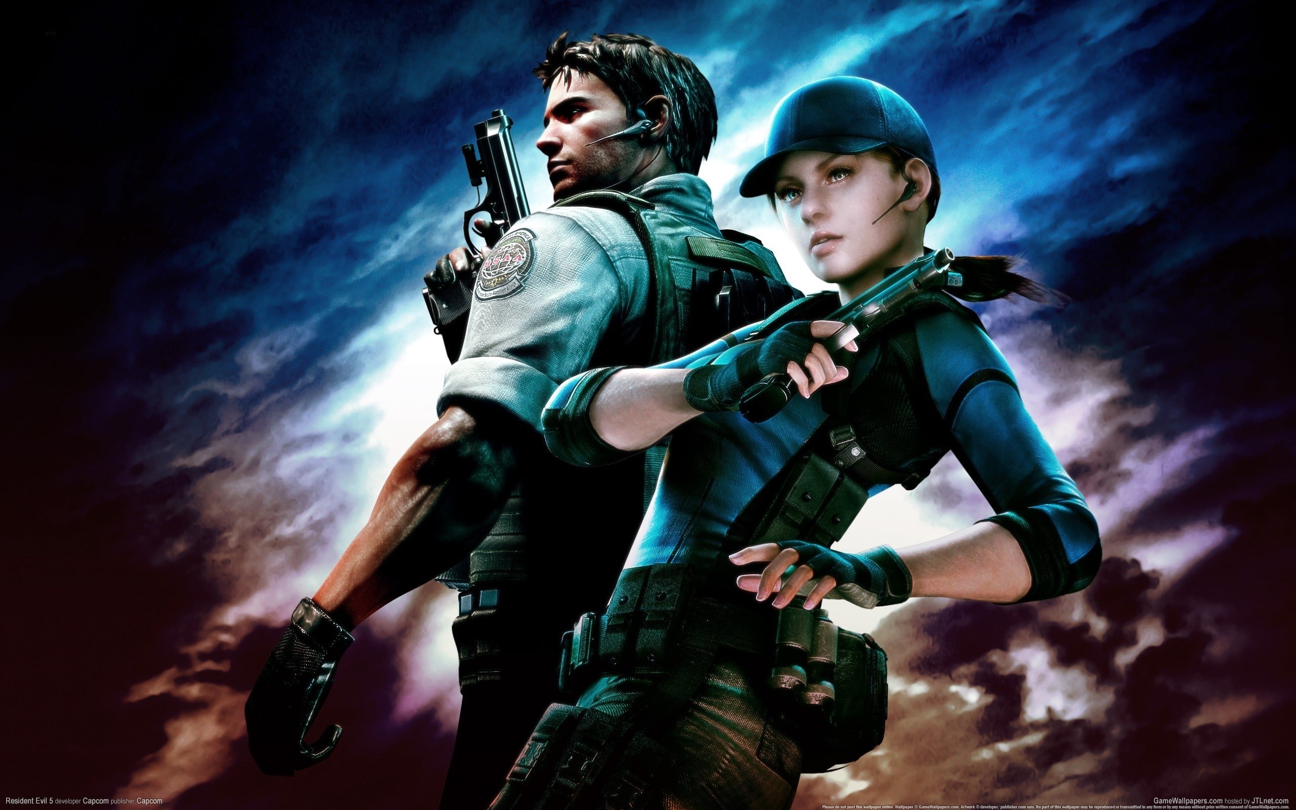 art, d, Video Games, hd, Chris Redfield, games, video, x, redfield, chris, resident, 2K, evil, HD Wallpaper