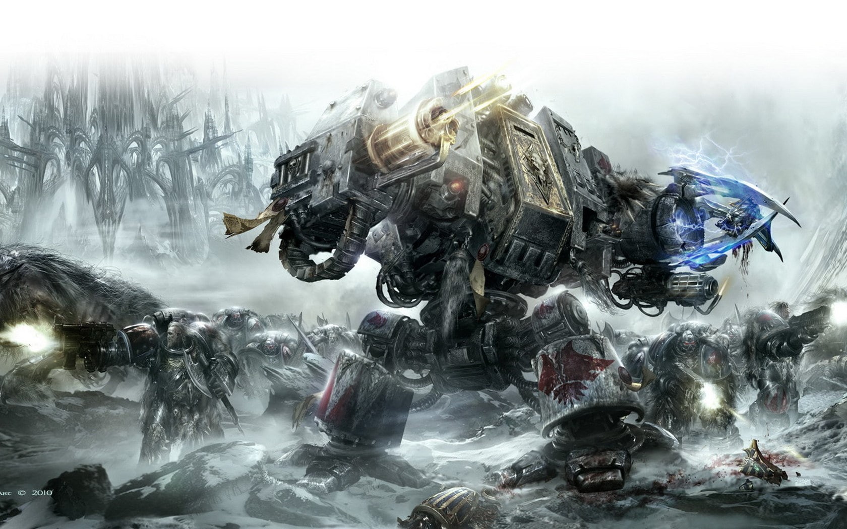 warhammer, 720P, video games, k, hd, mech, 40k, HD Wallpaper