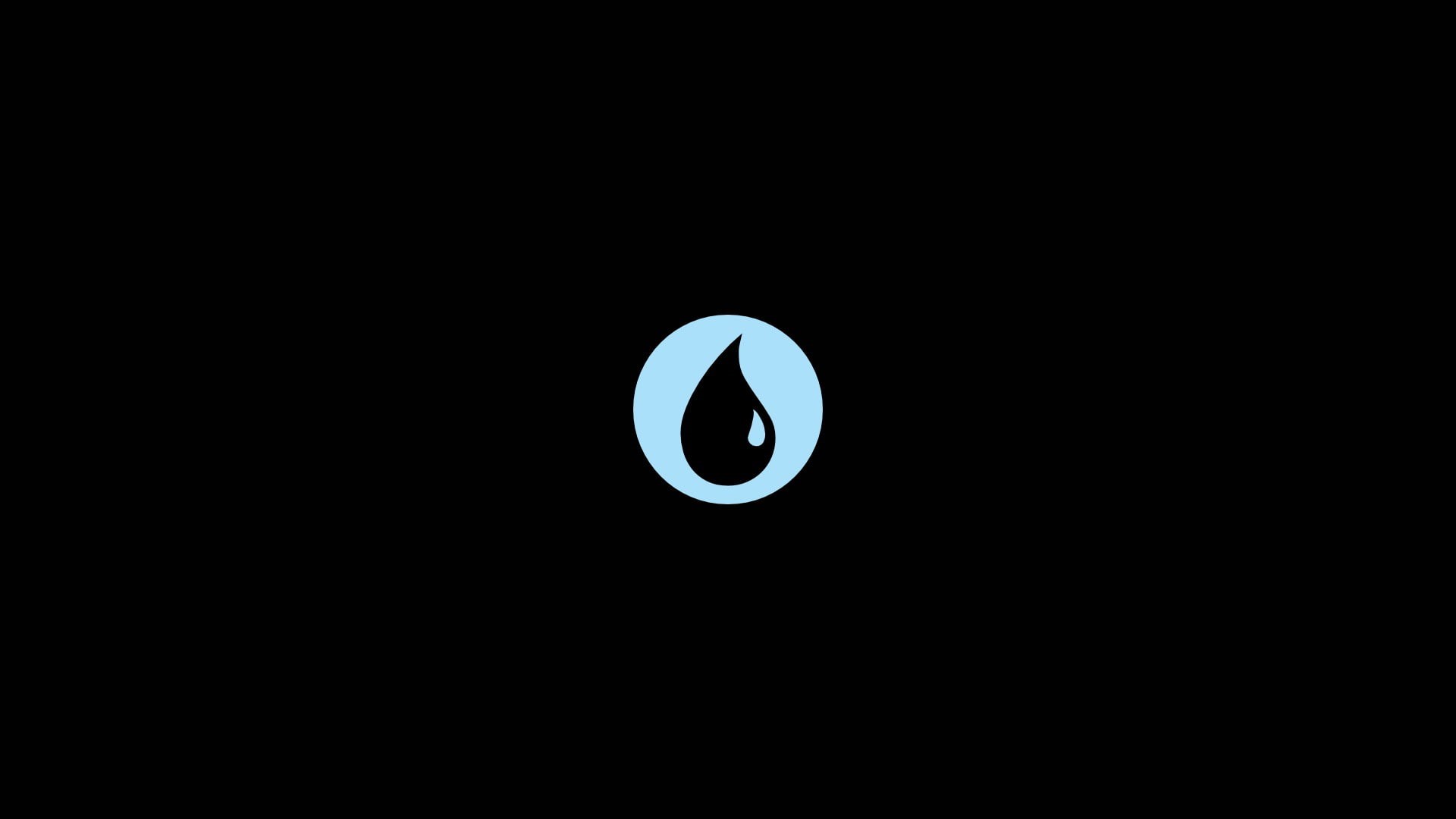 minimalism, Trading Card Games, simple, black background, Magic: The Gathering, 1080P, water, water drops, HD Wallpaper