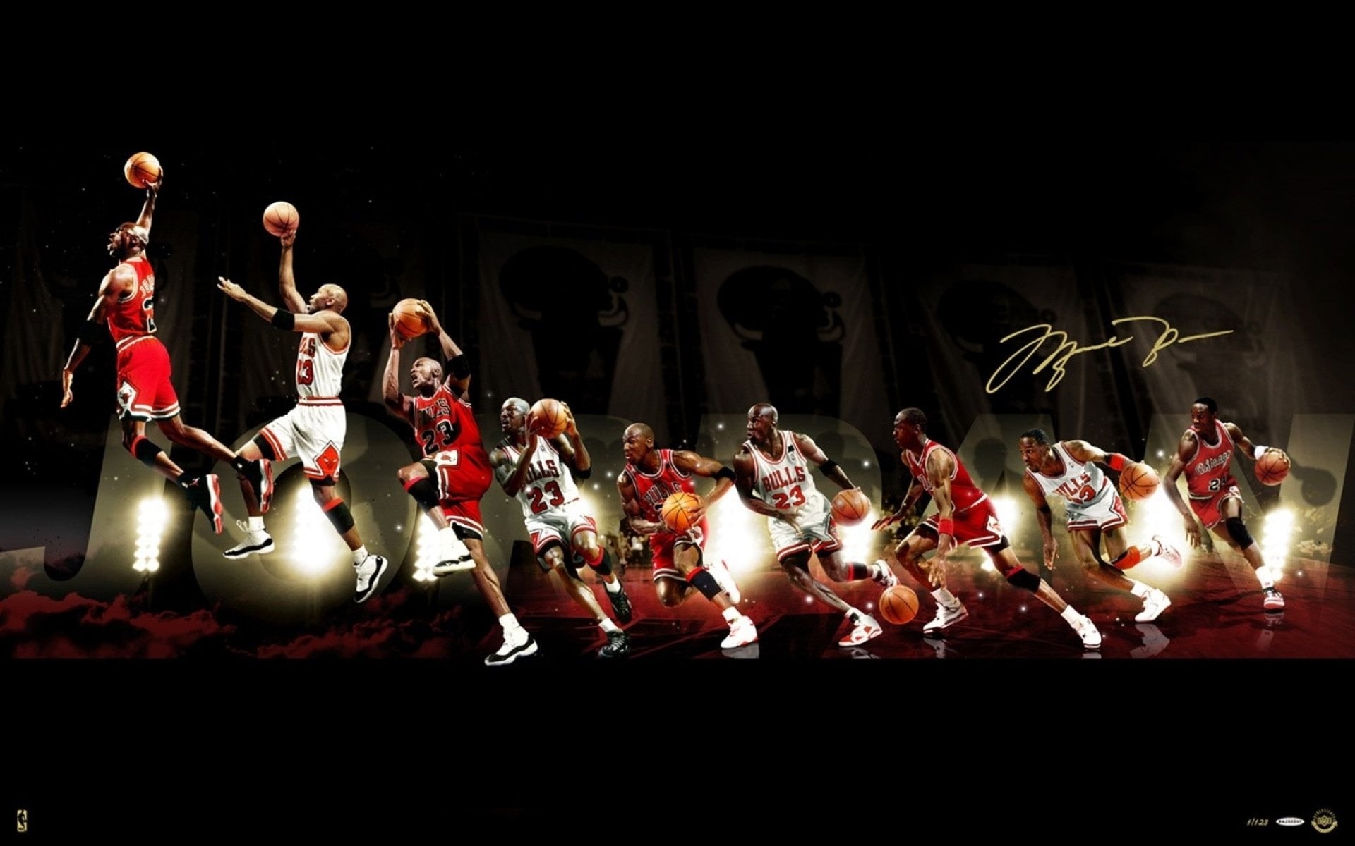 men, art and craft, night, event, musician, arts culture and entertainment, trading, artist, crowd, representation, stage, 1080P, Michael Jordan, large group of people, HD Wallpaper