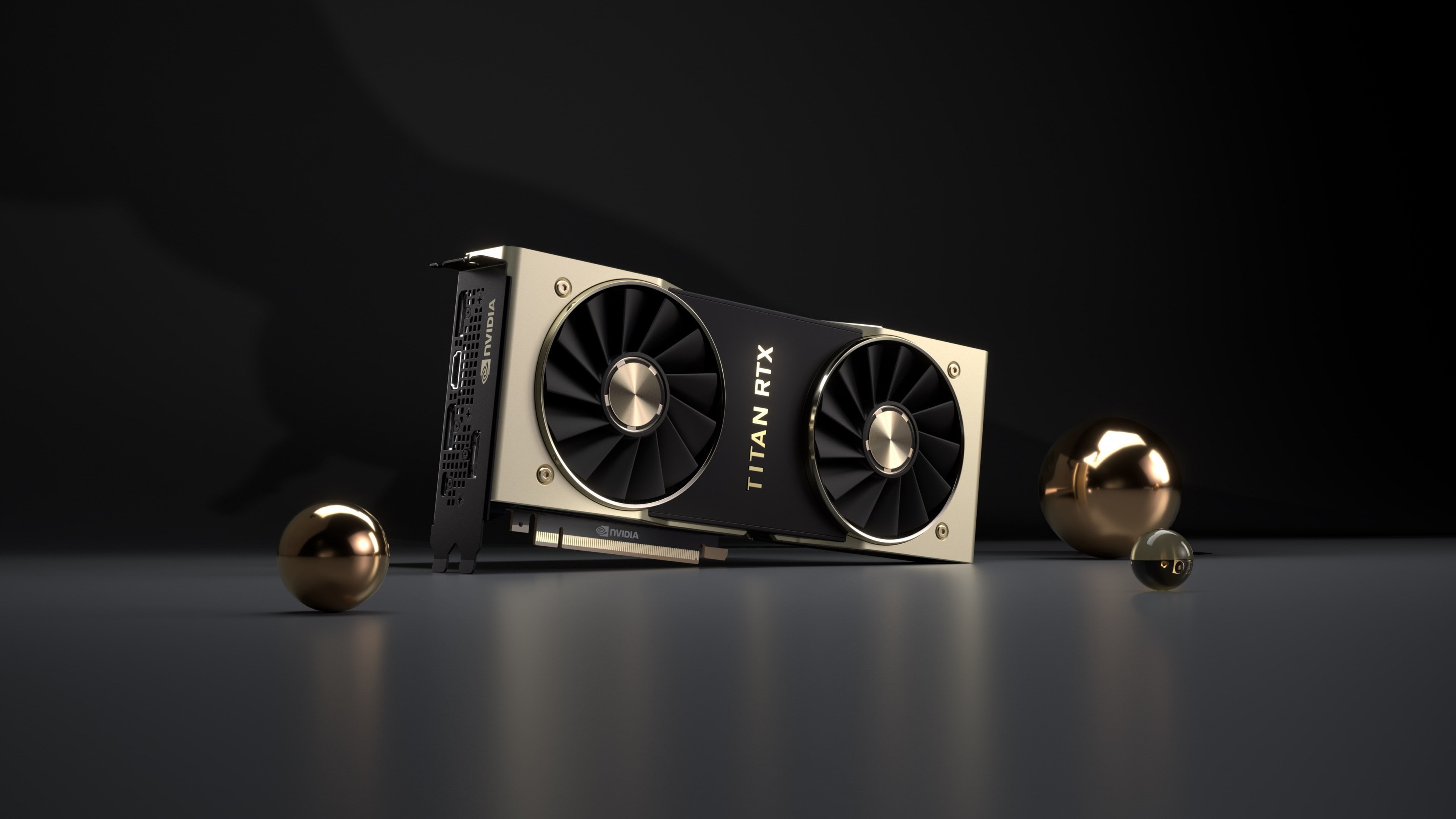 Nvidia Titan RTX, 4K, graphics card, 4K, HD Wallpaper