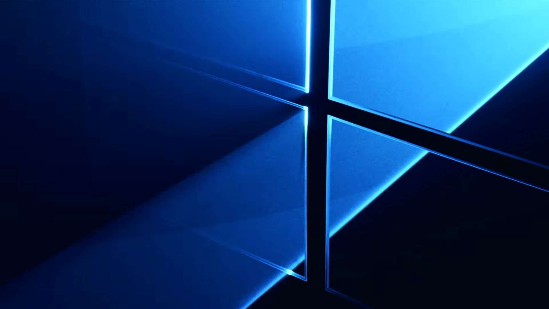 abstract backgrounds, microsoft, light - natural phenomenon, futuristic, glass - material, black background, geometric shape, shape, reflection, HD Wallpaper