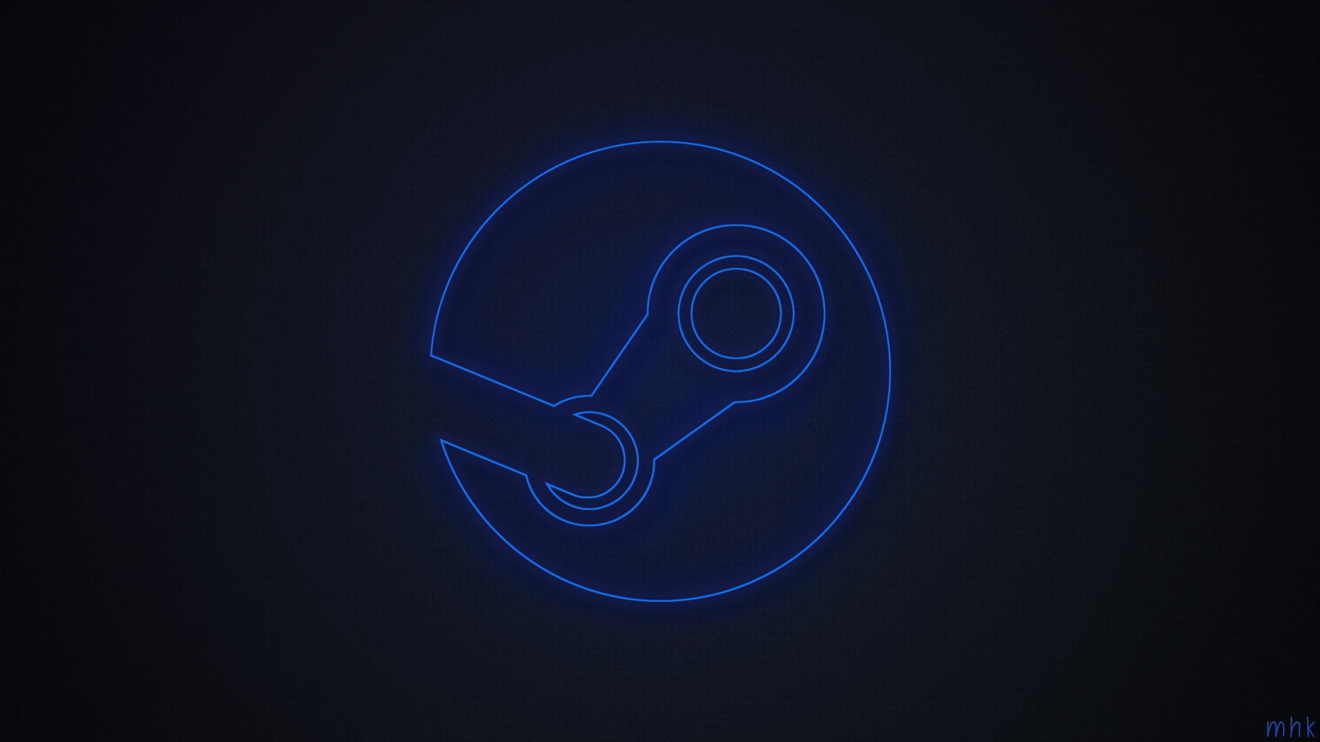 Steam (software), neon, 1080P, HD Wallpaper