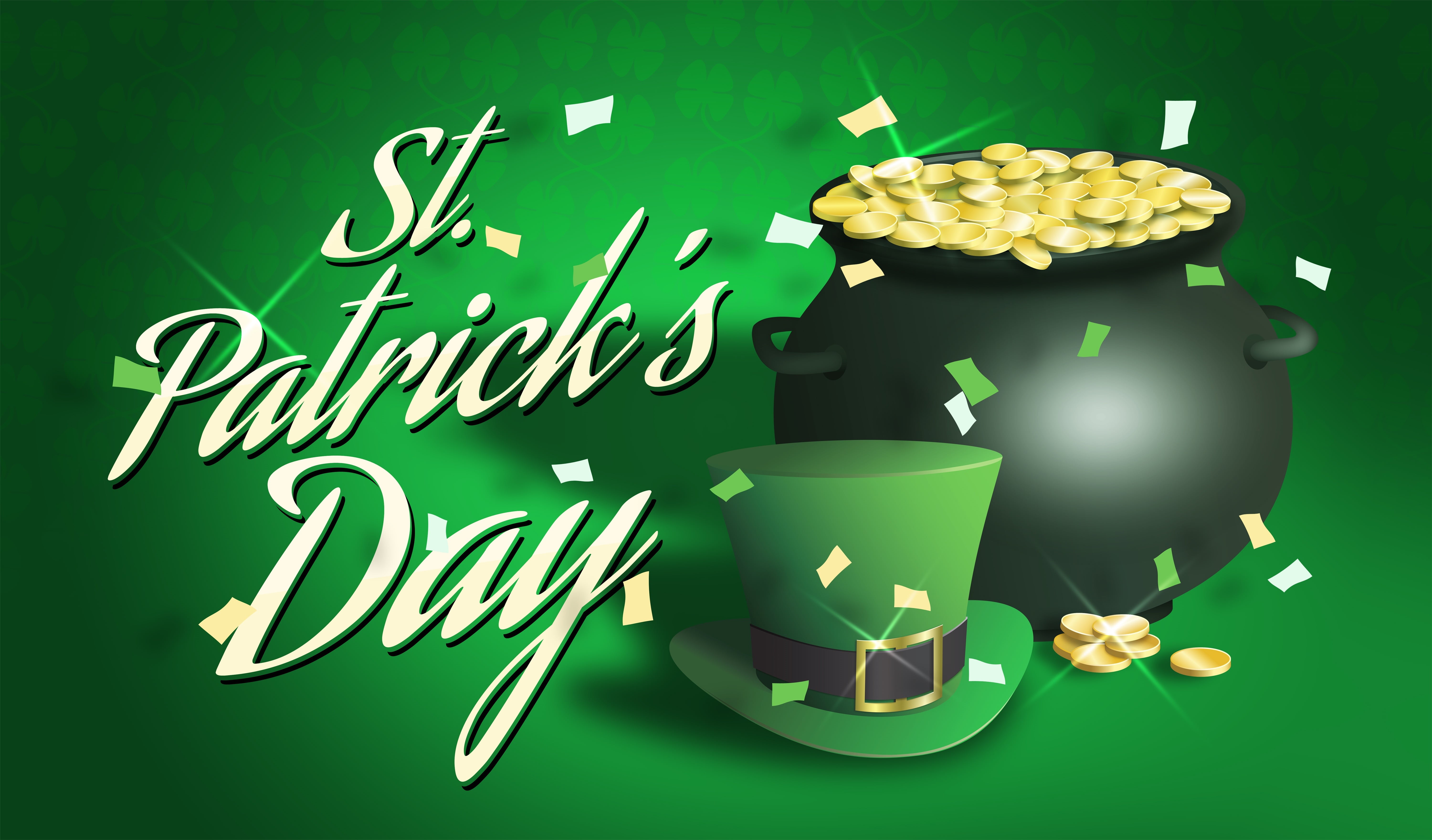 corn, festive, nature, coins, food and drink, fast food, st, s, creativity, confetti, colored background, leprechaun, occupation, no people, HD Wallpaper