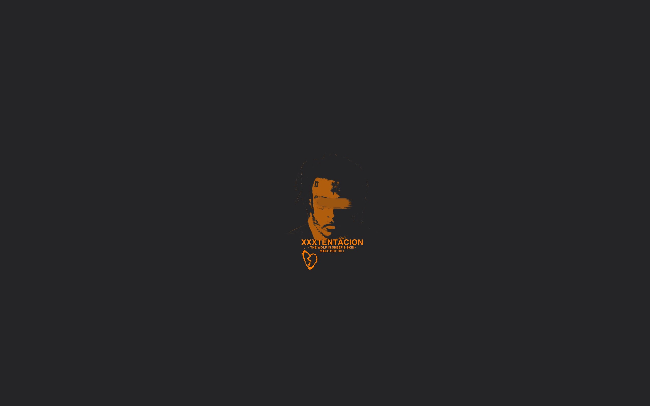 XXXTENTACION, close-up, connection, success, black background, finance, 2K, text, safety, western script, cut out, gold colored, business, technology, HD Wallpaper