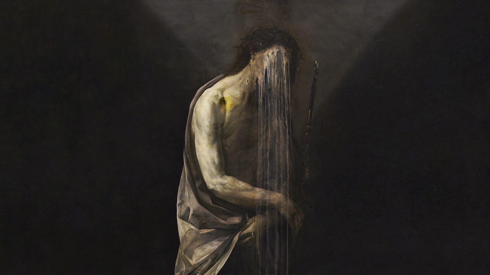 depressing, sadness, 1080P, Nicola Samori, painting, oil painting, horror, HD Wallpaper