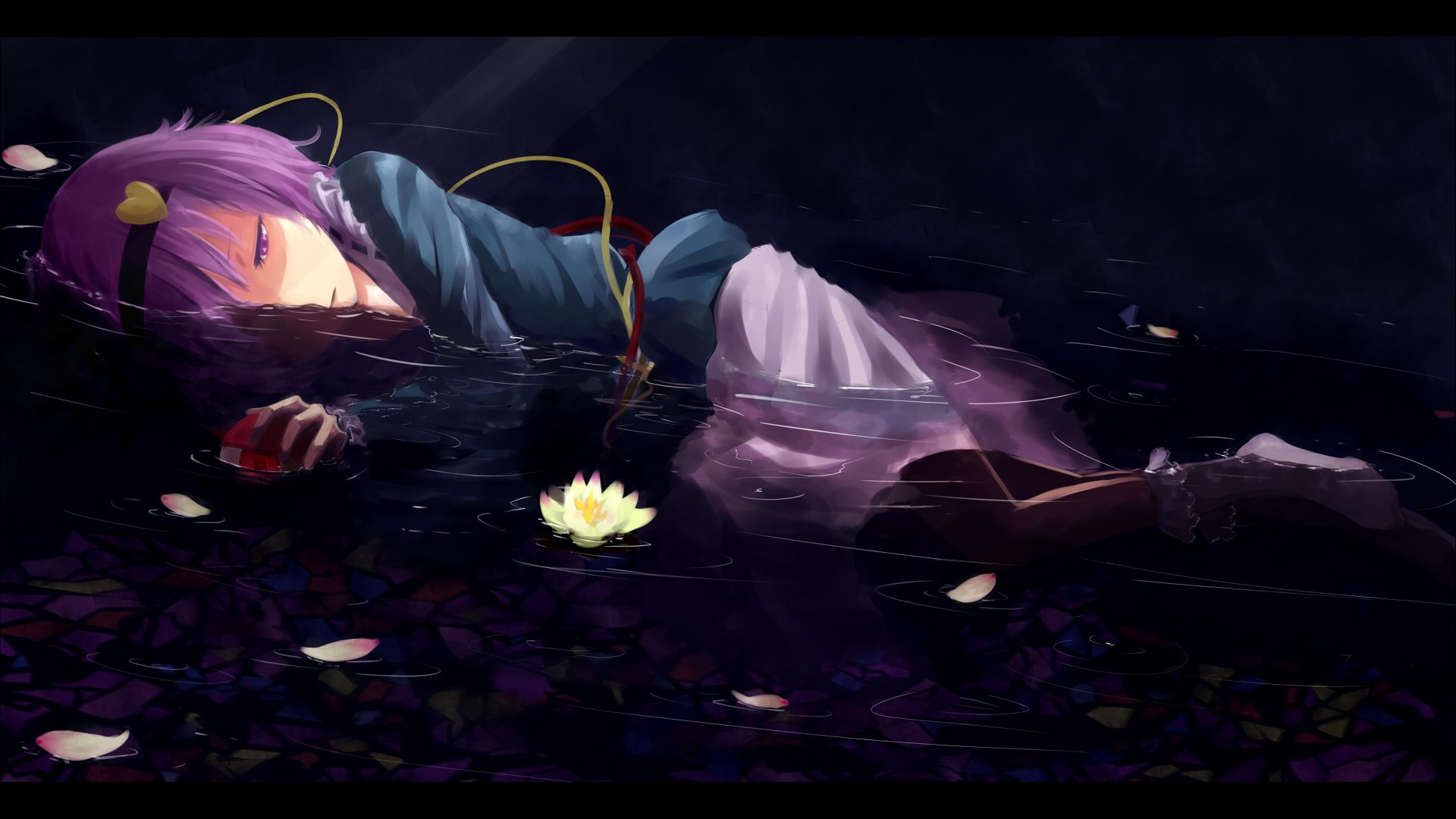 sad, anime, cartoon/comic, 1080P, hd, depressed, HD Wallpaper
