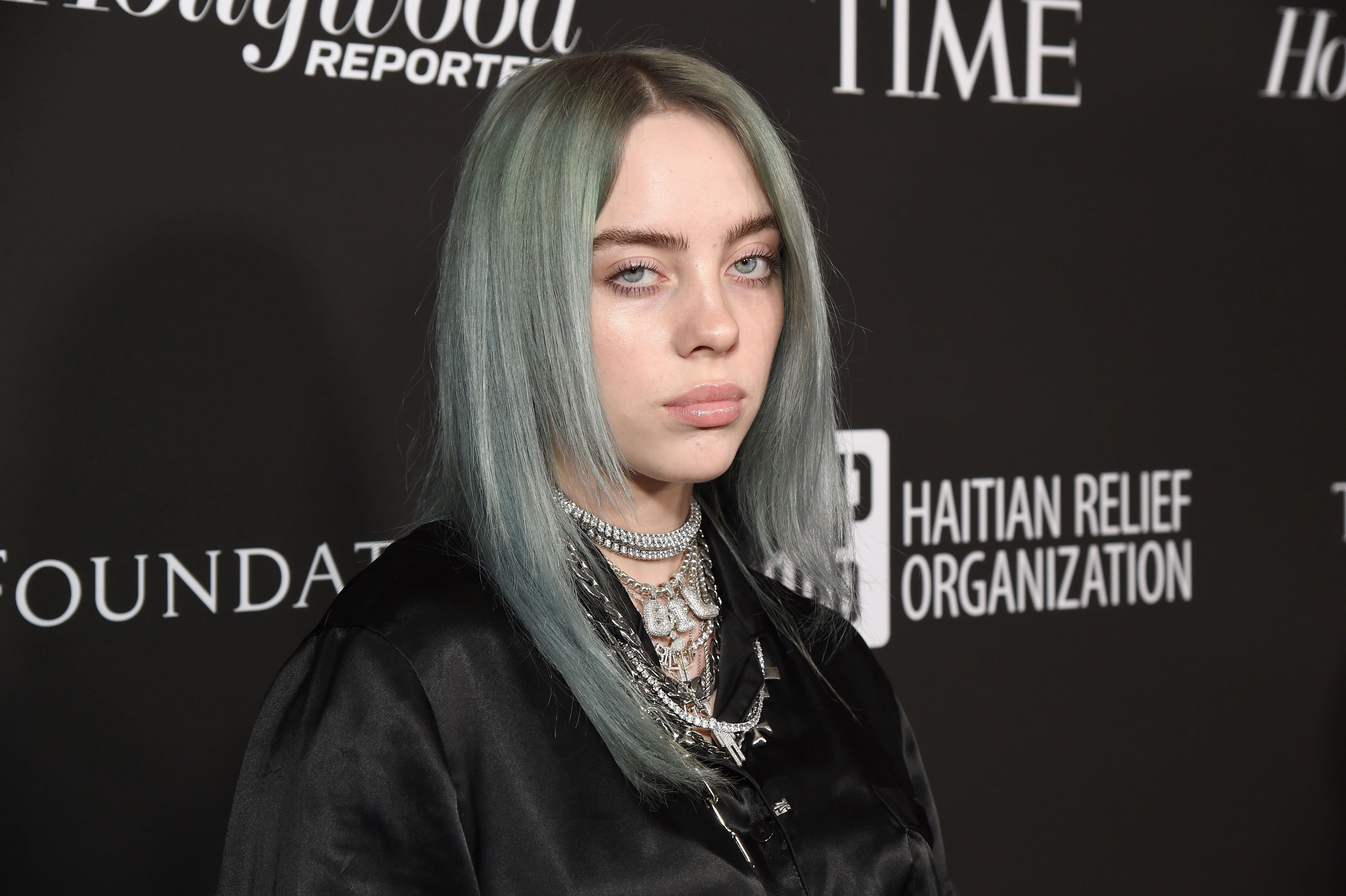 4K, Singers, Necklace, American, Singer, Blue Eyes, Billie Eilish, HD Wallpaper