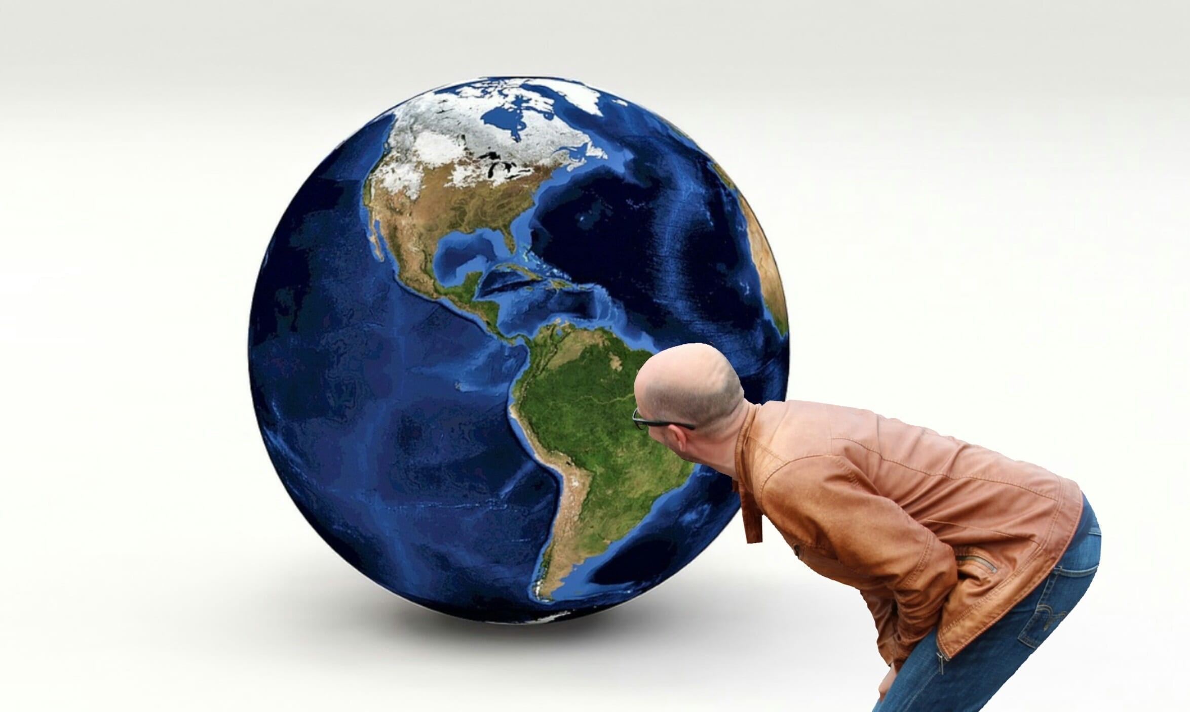man, responsibility, green, planet earth, white, north, holding, blue, finding, men, map, royalty, ocean, globe, 1080P, environmental conservation, geography, HD Wallpaper