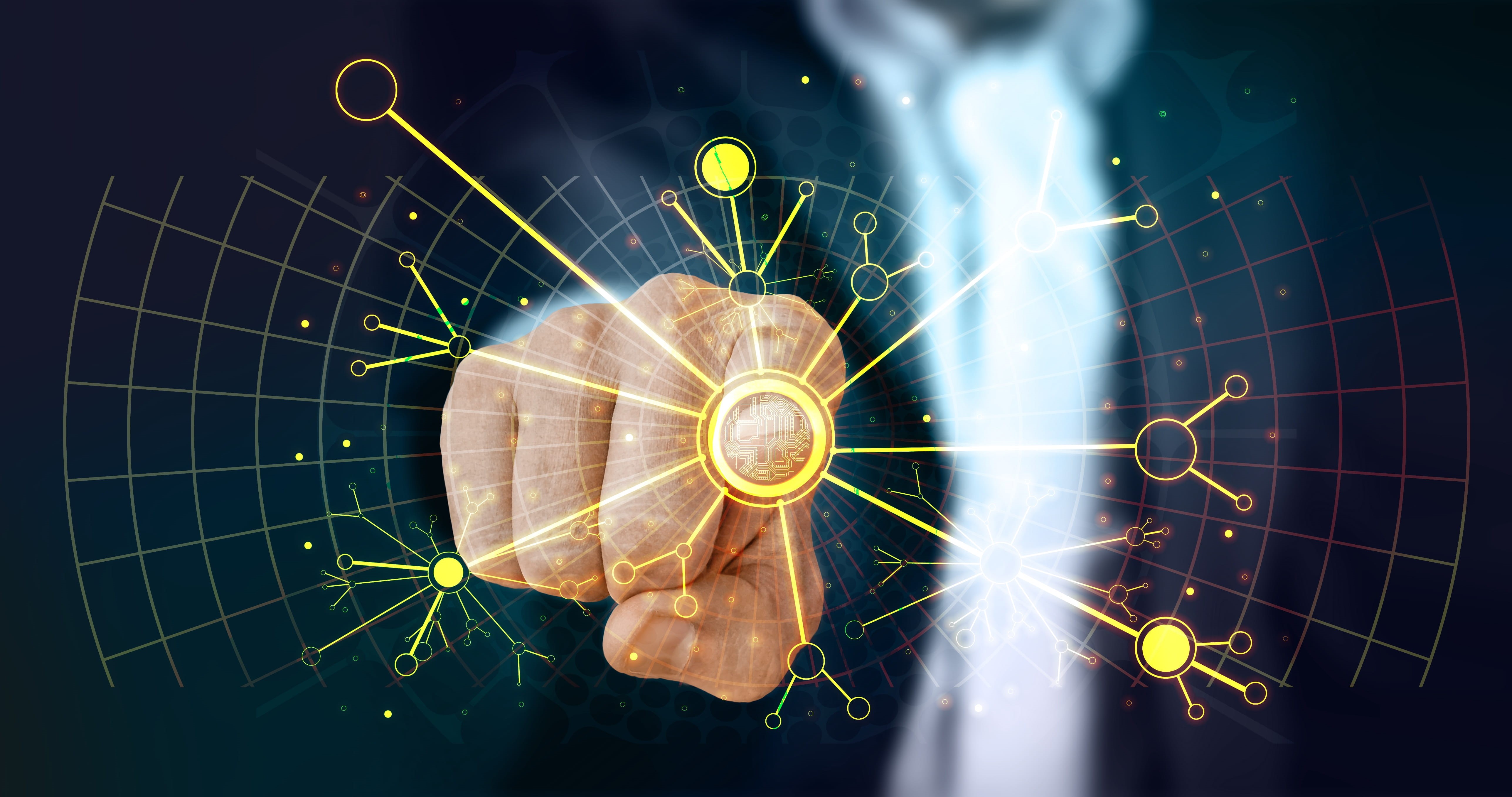 finger, circuit, control, data, computer science, research, education, no people, illuminated, design, glowing, artificial intelligence, science, communication, HD Wallpaper