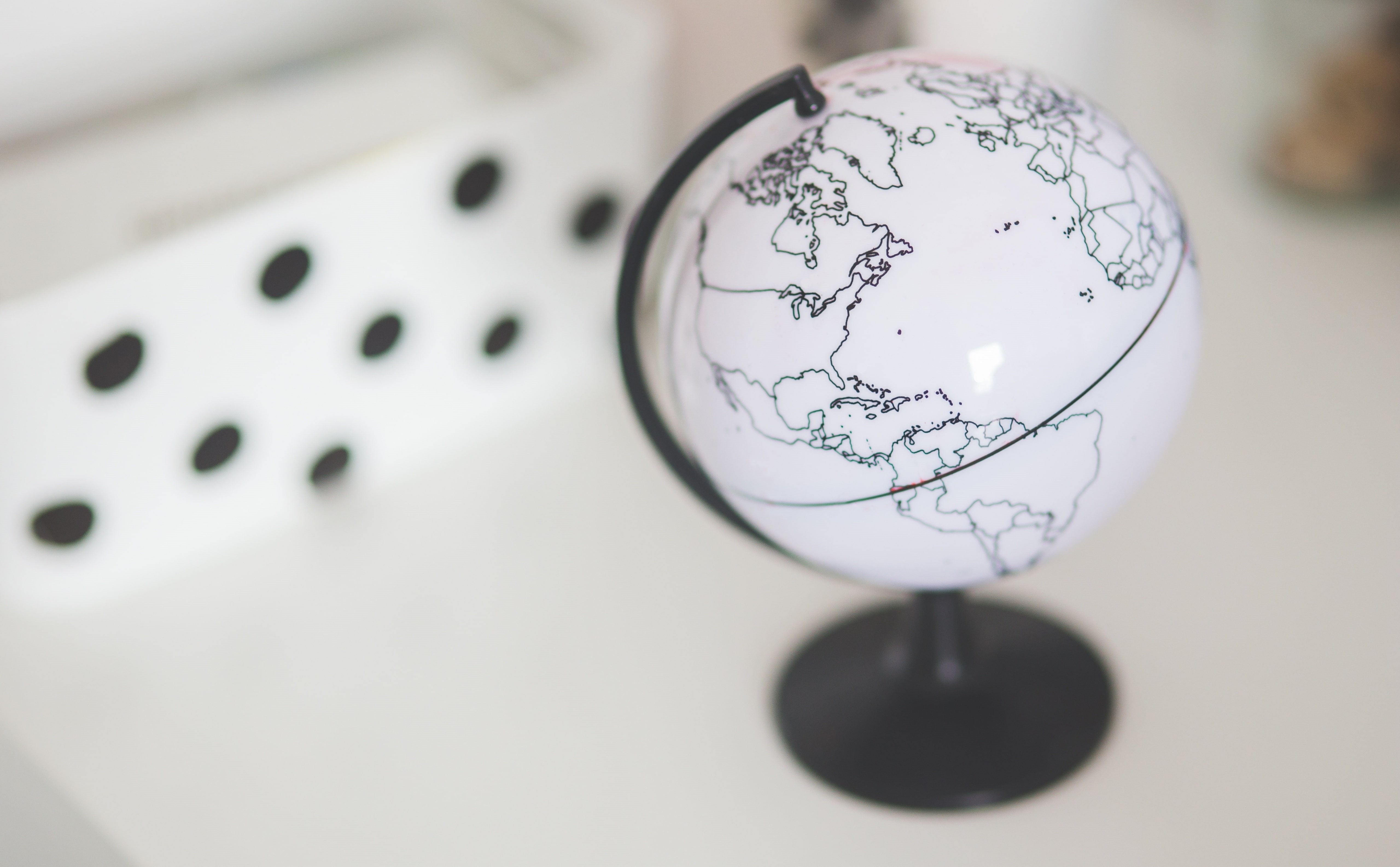 Worldwide, shape, white color, selective focus, 5K, Planet, navigation, International, cartography, Land, Geography, pattern, focus on foreground, globe - man made object, HD Wallpaper