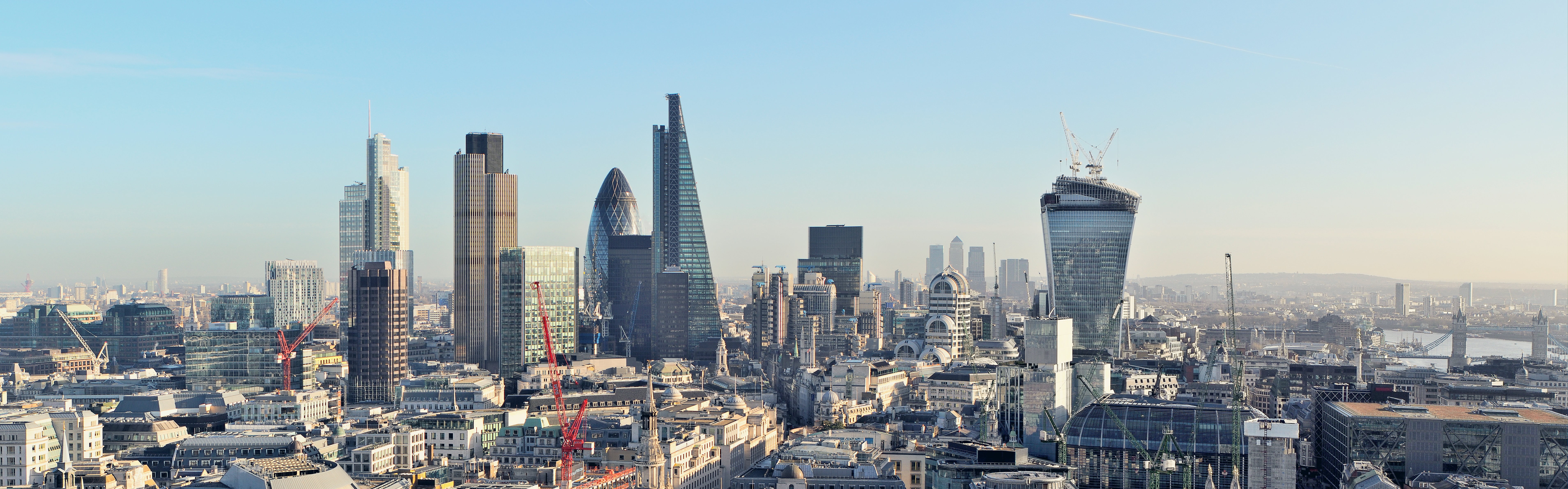 photo, business, landscape, Panorama, Cheesegrater, Hugin, 35mm, downtown District, architecture, Gherkin, skyscraper, Nikkor, famous Place, Heron Tower, HD Wallpaper