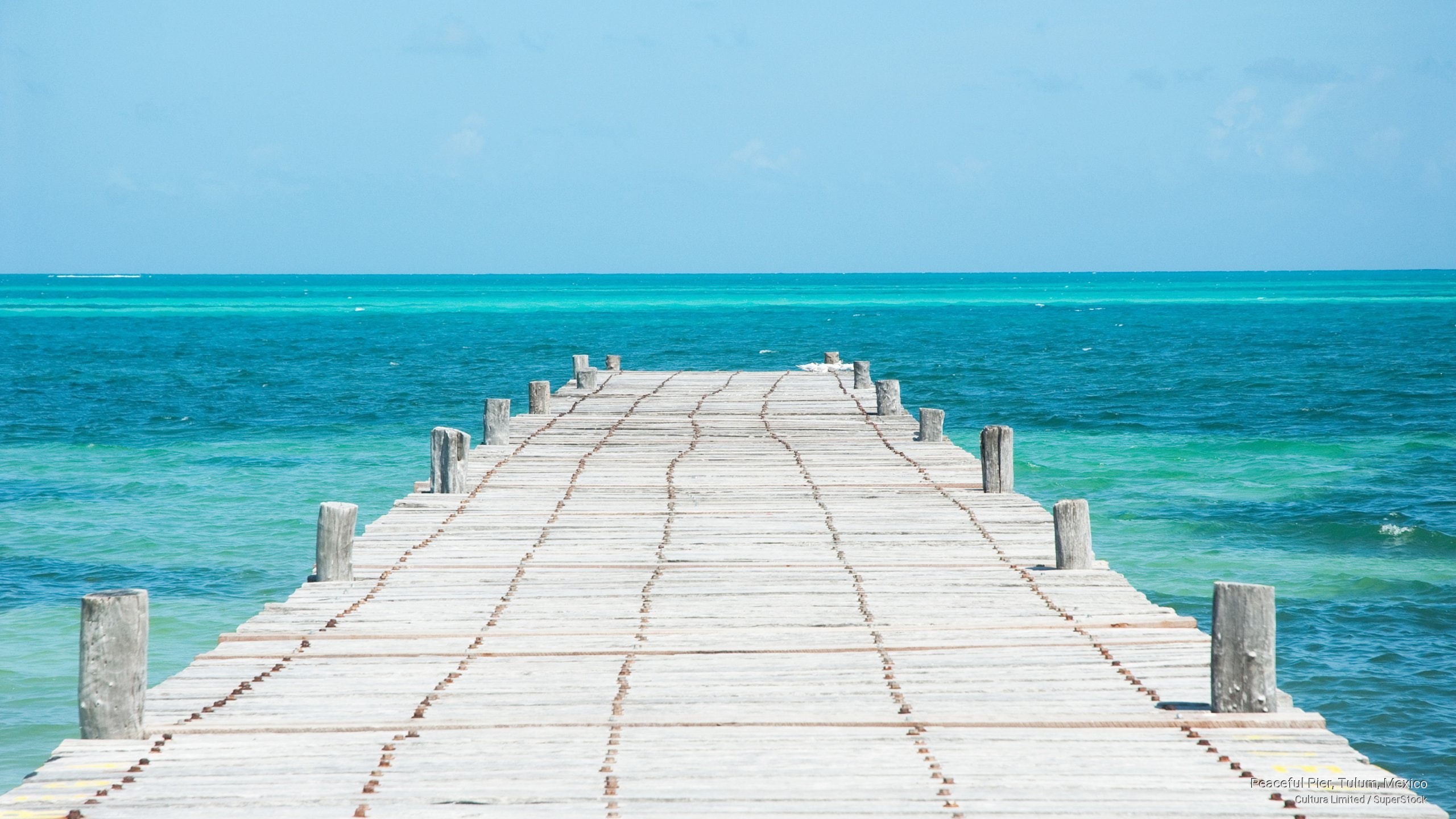 tulum, pier, North America, mexico, 2K, peaceful, HD Wallpaper