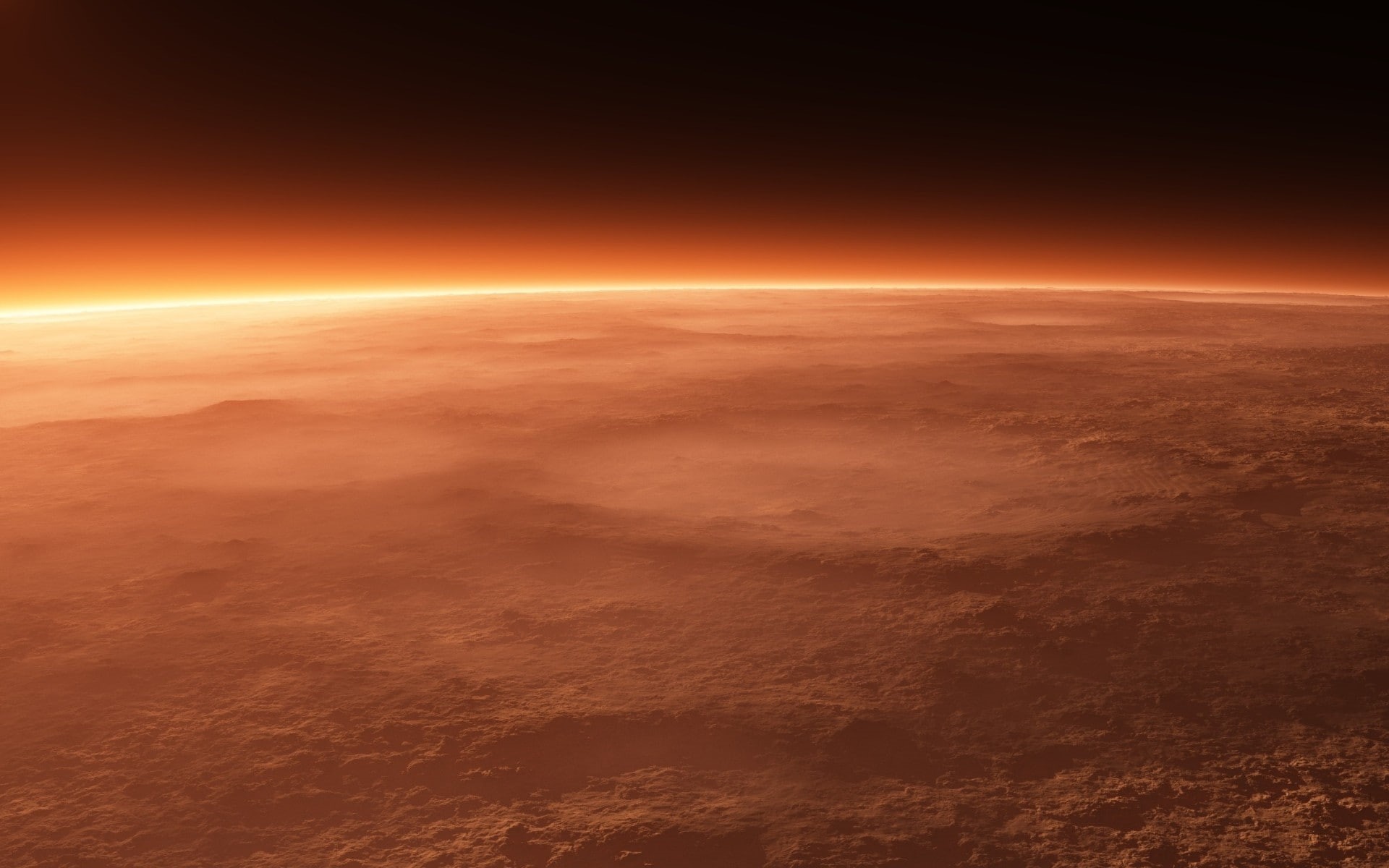 1080P, light, space, surface, mars, HD Wallpaper