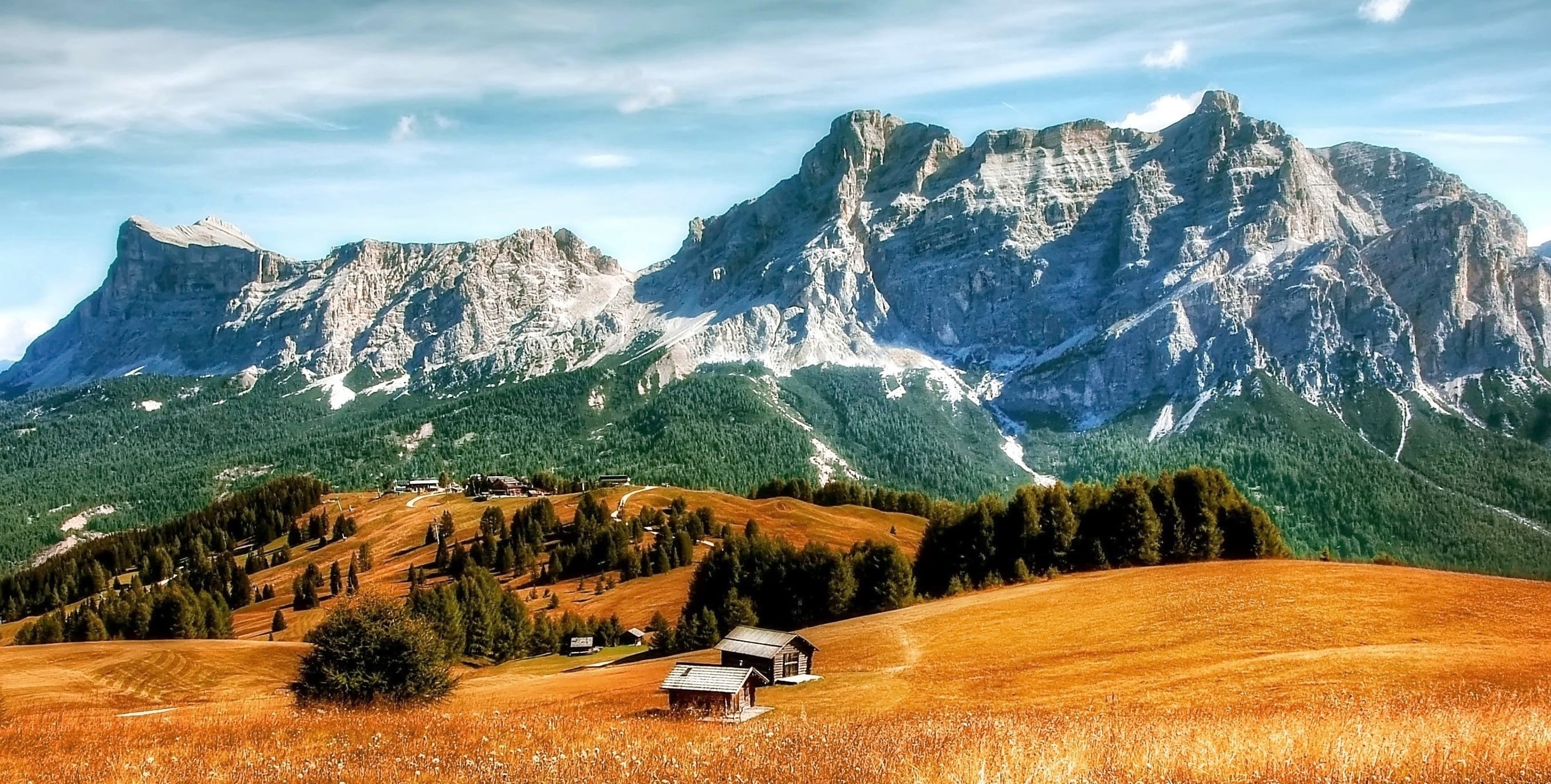 environment, color Image, away, panorama, sunny day, hike, view, rock, idyllic, mountain, field, enjoy, snowcapped mountain, tranquility, rural Scene, cloud - sky, HD Wallpaper