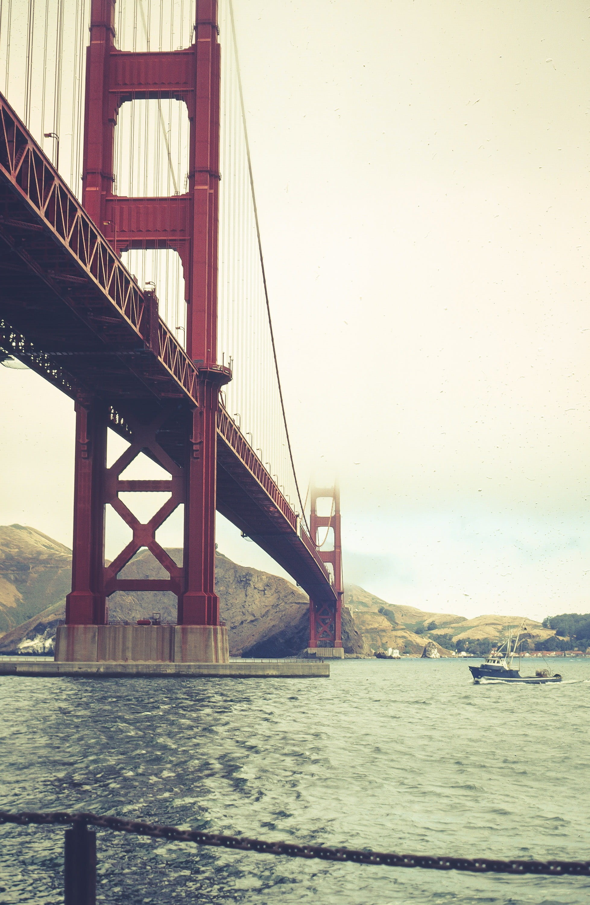 blue, 2K, water, bay, america, san, travel destinations, clouds, ocean, landmark, tourist, nature, river, transportation, low, bridge - man made structure, Phone HD Wallpaper