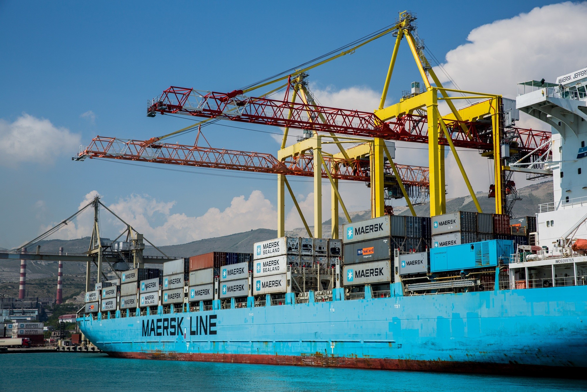 ship, water, sea, architecture, blue, cloud - sky, industry, built structure, crane - construction machinery, building exterior, construction industry, HD Wallpaper