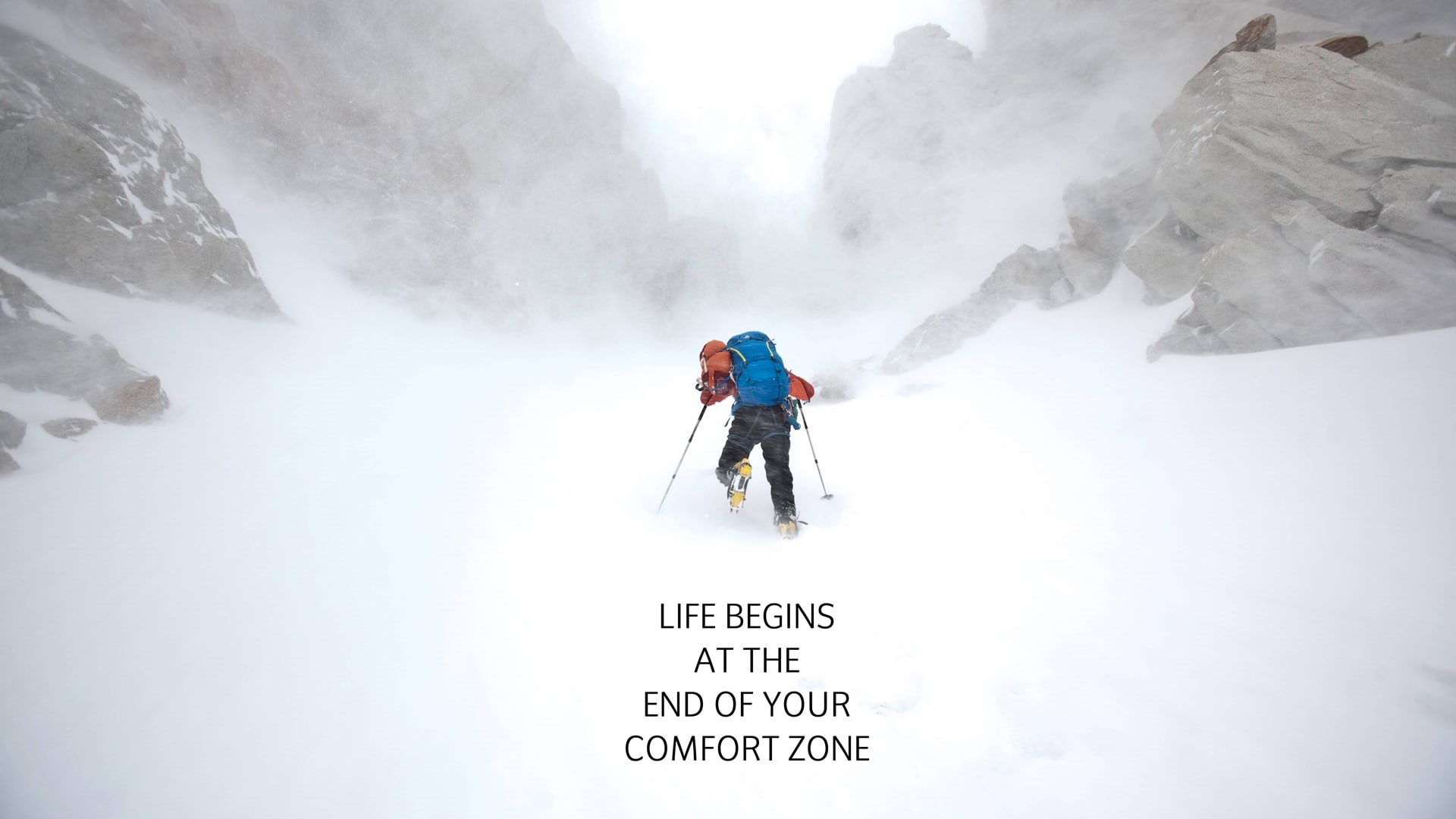 hike, zone, 1080P, snow, climb, comfort, life, HD Wallpaper