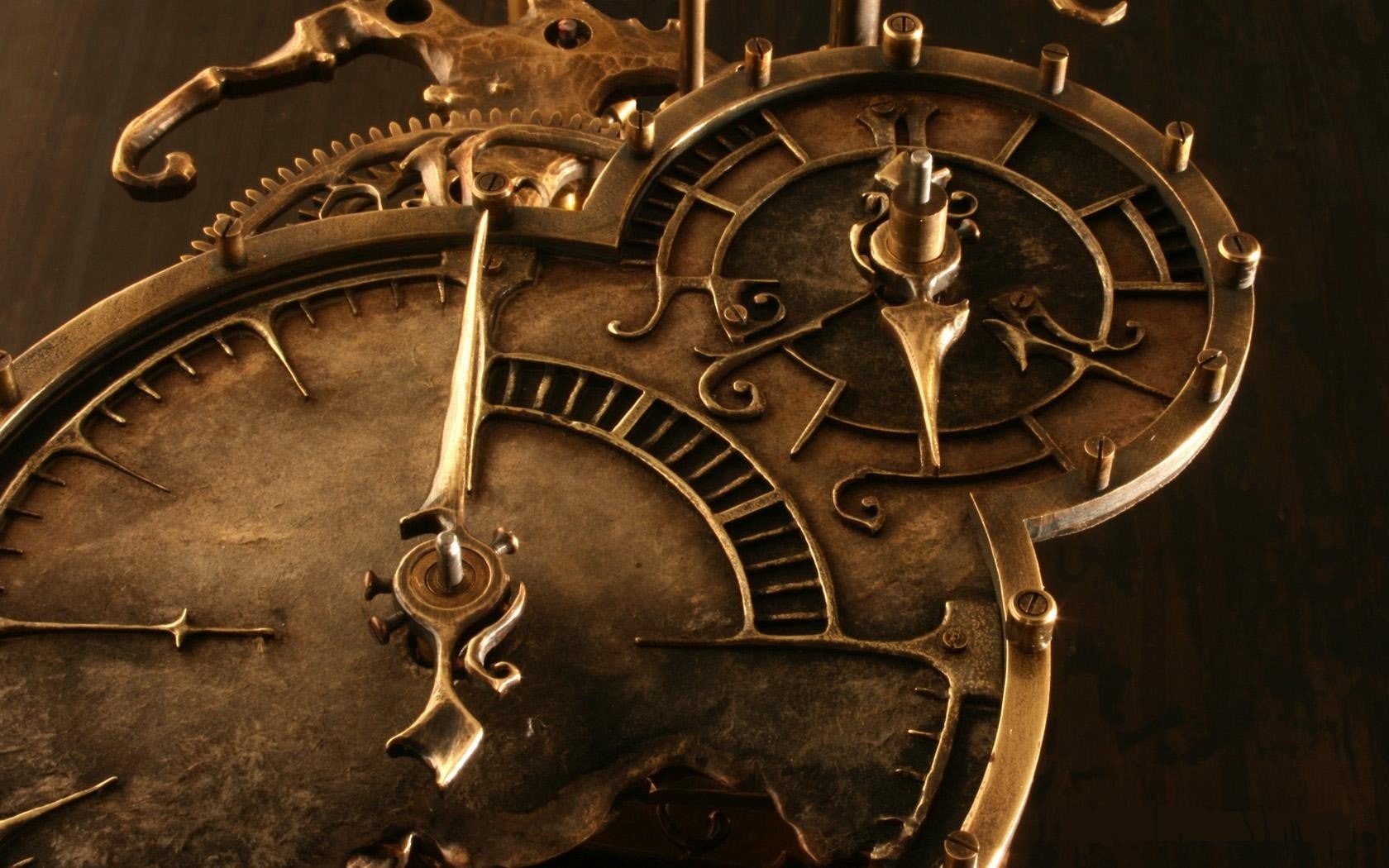 clocks, time, 720P, steampunk, HD Wallpaper