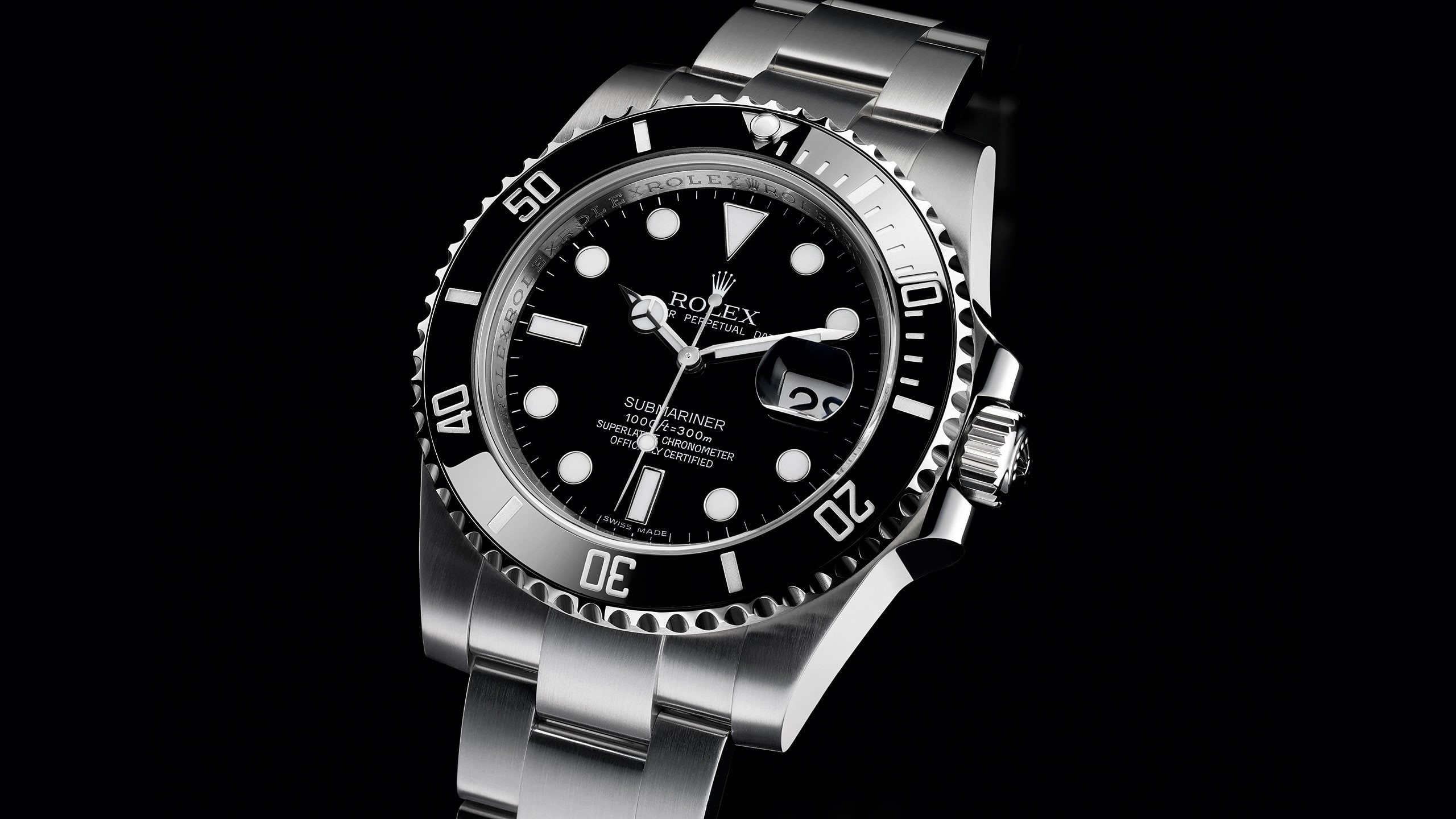 watch, 2K, clock, rolex, time, HD Wallpaper
