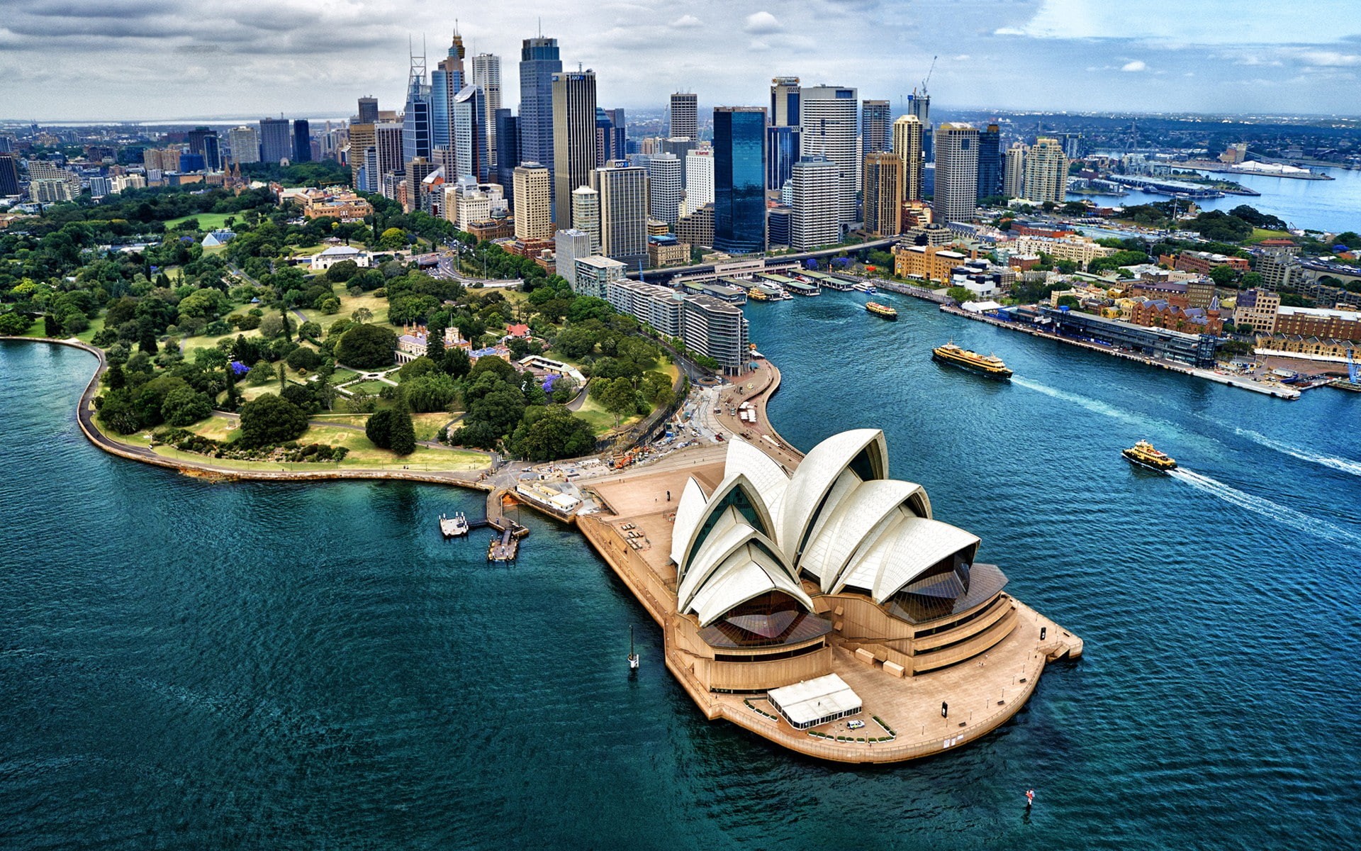 photography, Sydney, Sydney Opera House, city, 1080P, Australia, HD Wallpaper