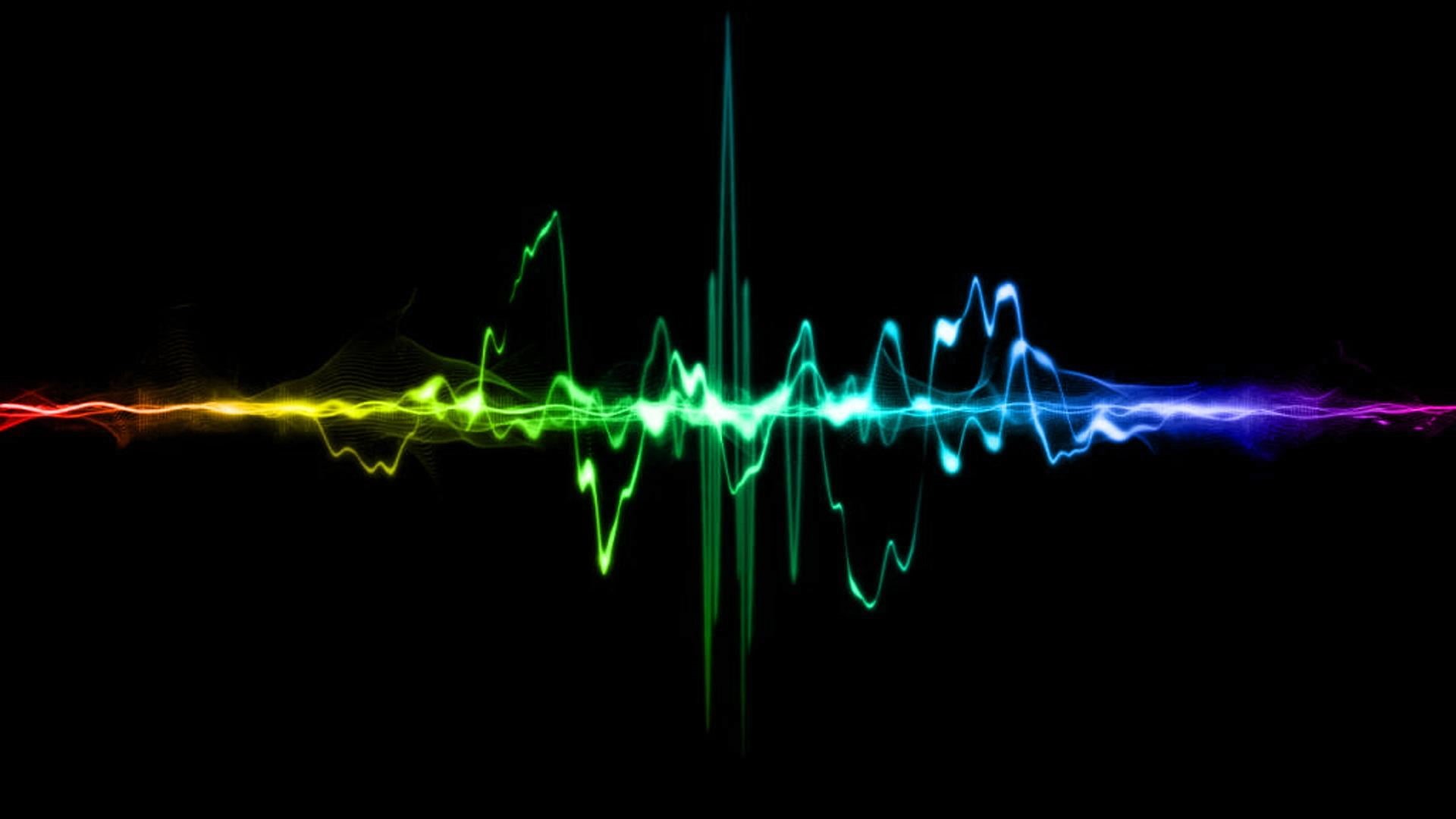 vibrant color, no people, darkness, mixing, colours, black, motion, copy space, healthcare and medicine, lighting equipment, illuminated, pulse trace, wave pattern, HD Wallpaper