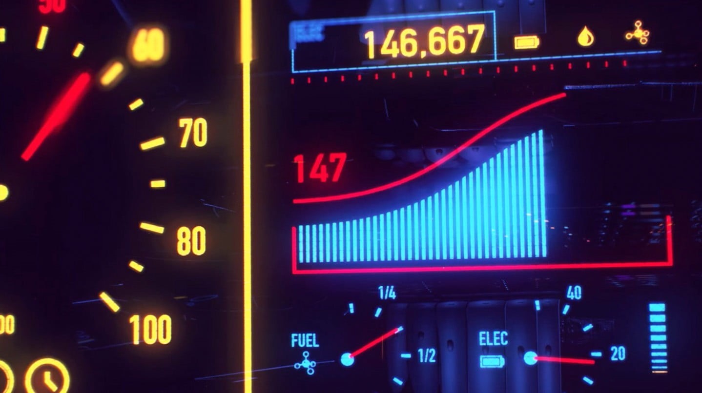 diagram, control panel, car interior, speedometer, number, line graph, close-up, stock market data, abstract, black, multi colored, illuminated, gauge, HD Wallpaper