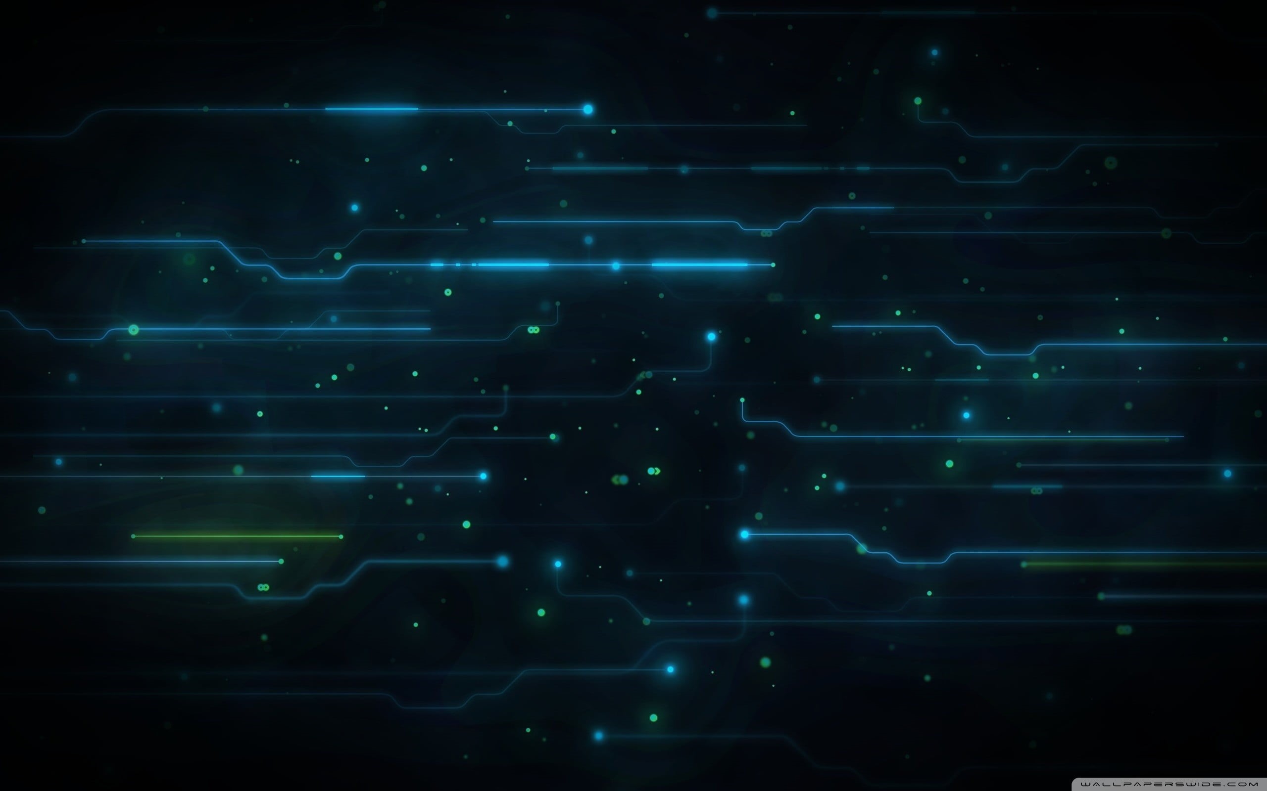 pattern, technology, monitor, indoors, large group of objects, night, artwork, dark blue, lines, 2K, simple background, green, communication, Tron: Legacy, HD Wallpaper