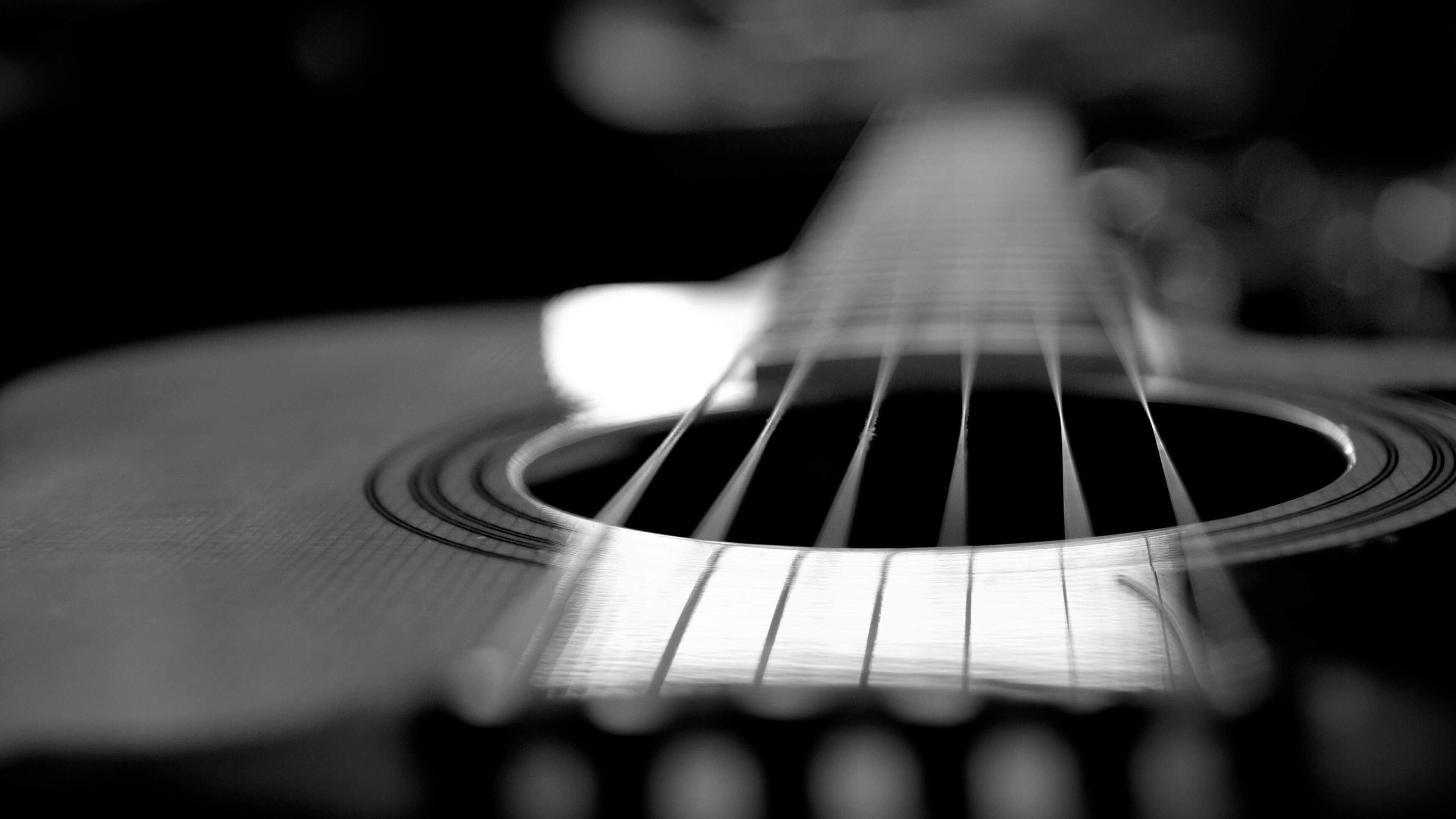 no people, 4K, skill, monochrome, motion, string instrument, close up, arts culture and entertainment, still life photography, focus on foreground, indoors, HD Wallpaper
