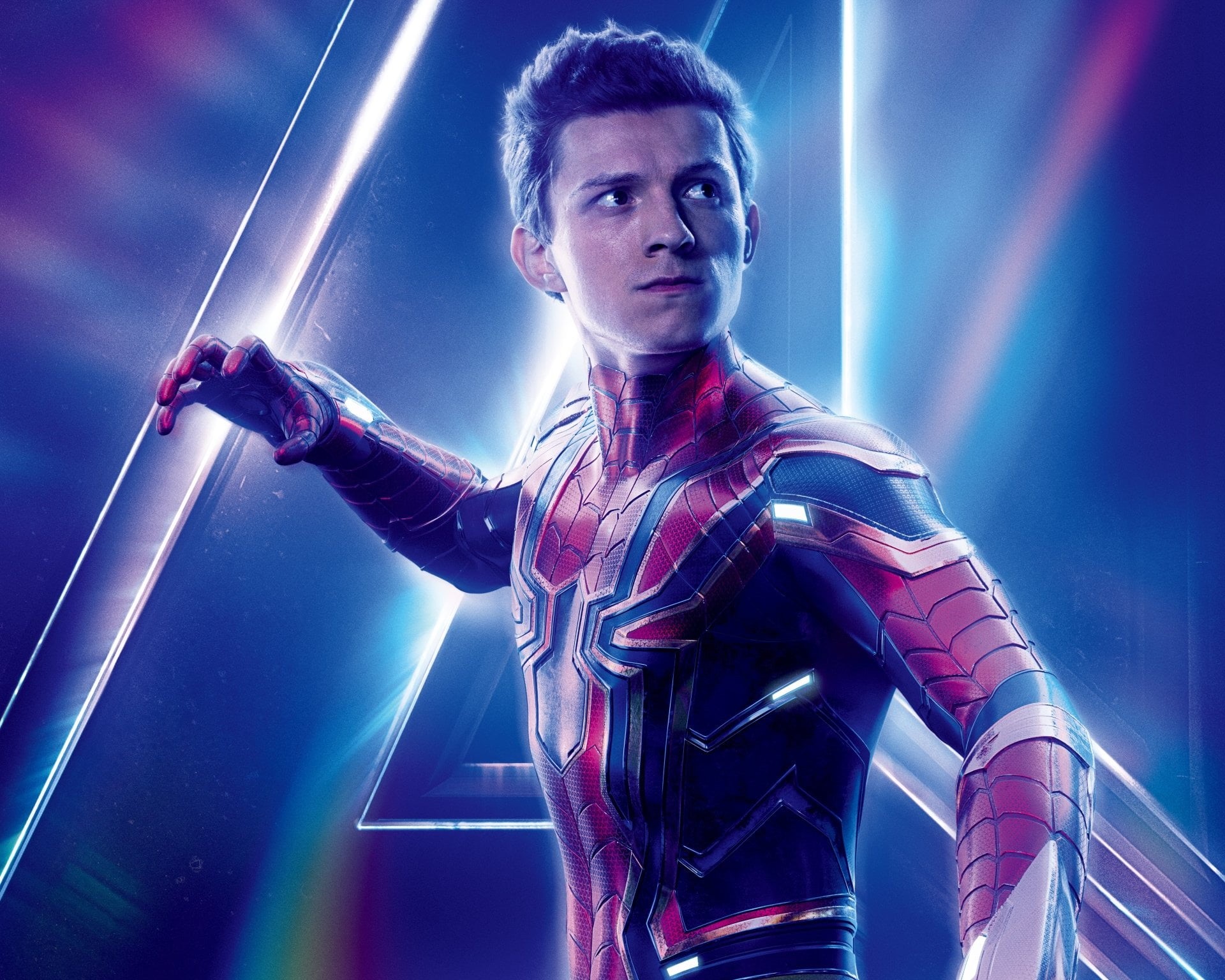 strength, spider, illuminated, indoors, sport, young adult, Spider-Man, portrait, Avengers: Infinity War, Movie, tom, studio shot, adult, young men, HD Wallpaper