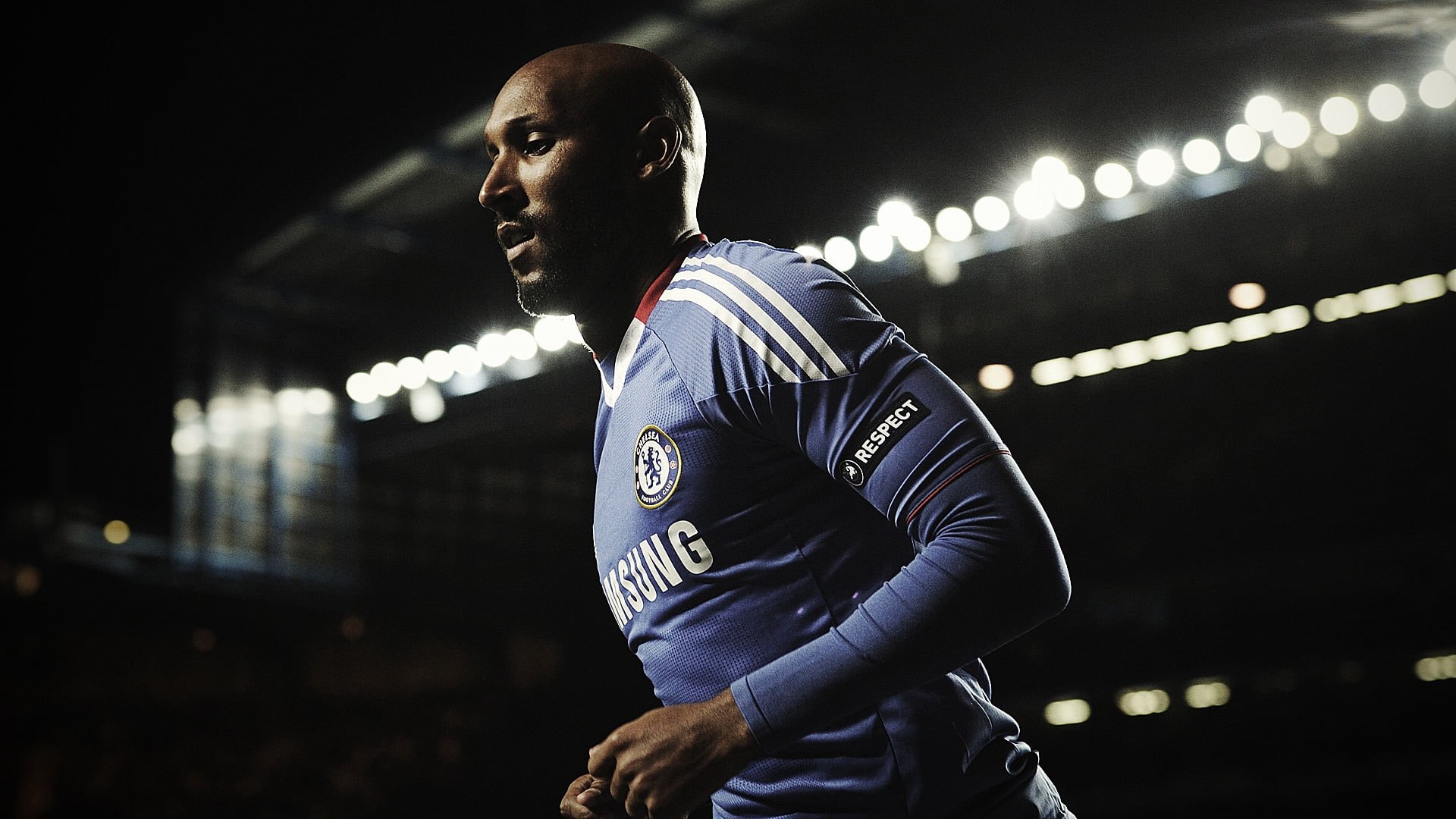 jersey, team Sport, floodlit, people, sportsman, lighting equipment, professional Sport, one Man Only, running, chelsea, spectator, sports Uniform, stadium, HD Wallpaper