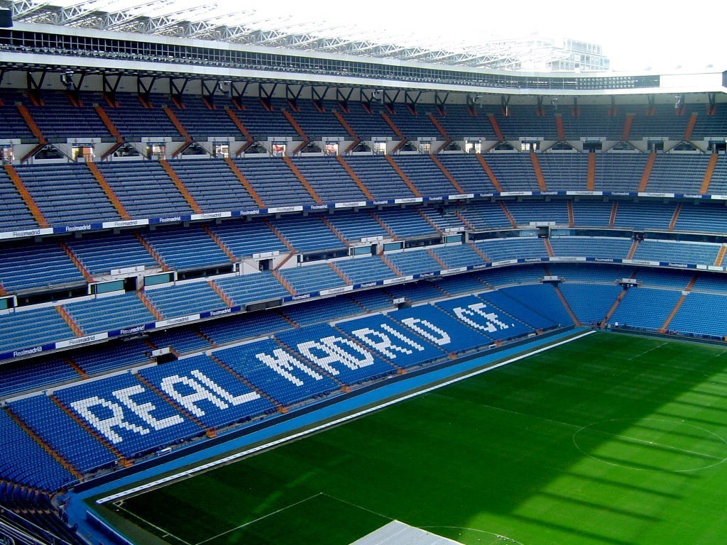 bernabeu, santiago, hd, 480P, Real, stadium, Santiago Bernabeu Stadium, art, architecture, madrid, Santiago Bernabeu, HD Wallpaper