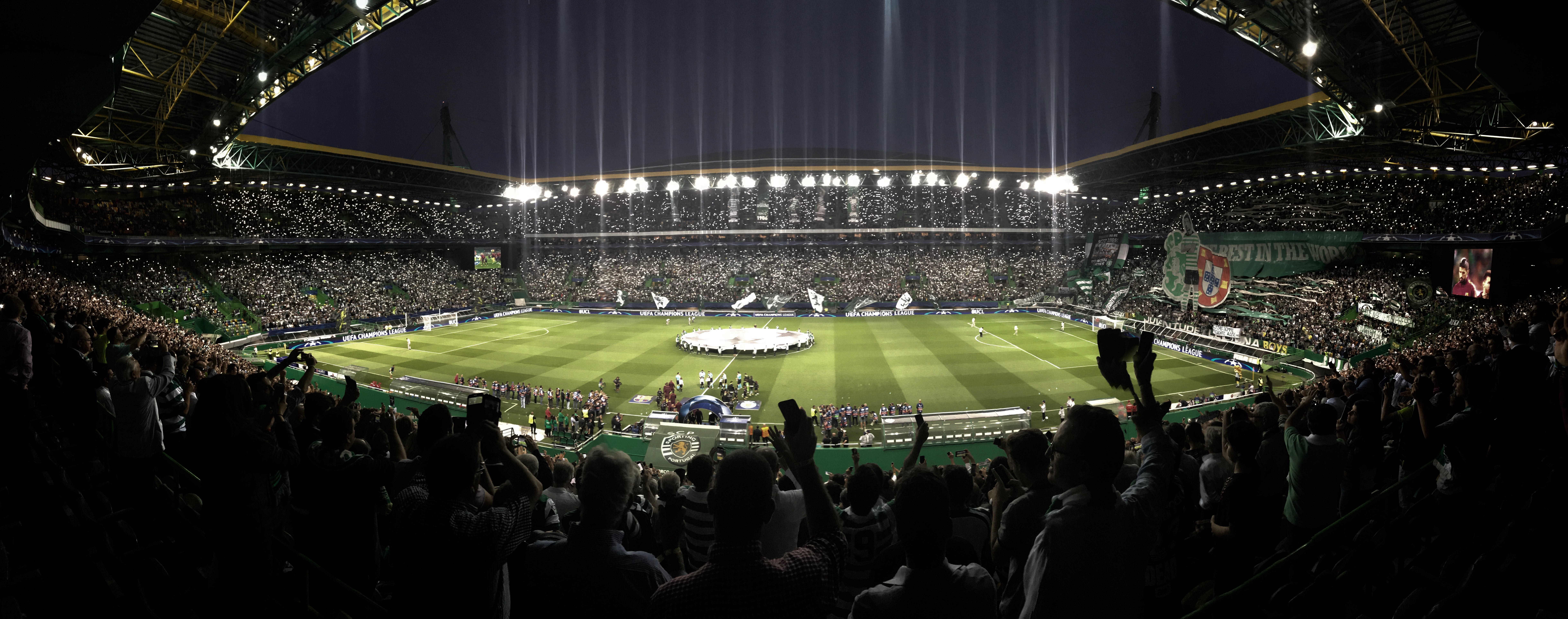 floodlit, lighting equipment, lifestyles, sport, outdoors, football, crowd, soccer stadium, spectator, panoramic, people, stadium, watching, looking, football stadium, HD Wallpaper