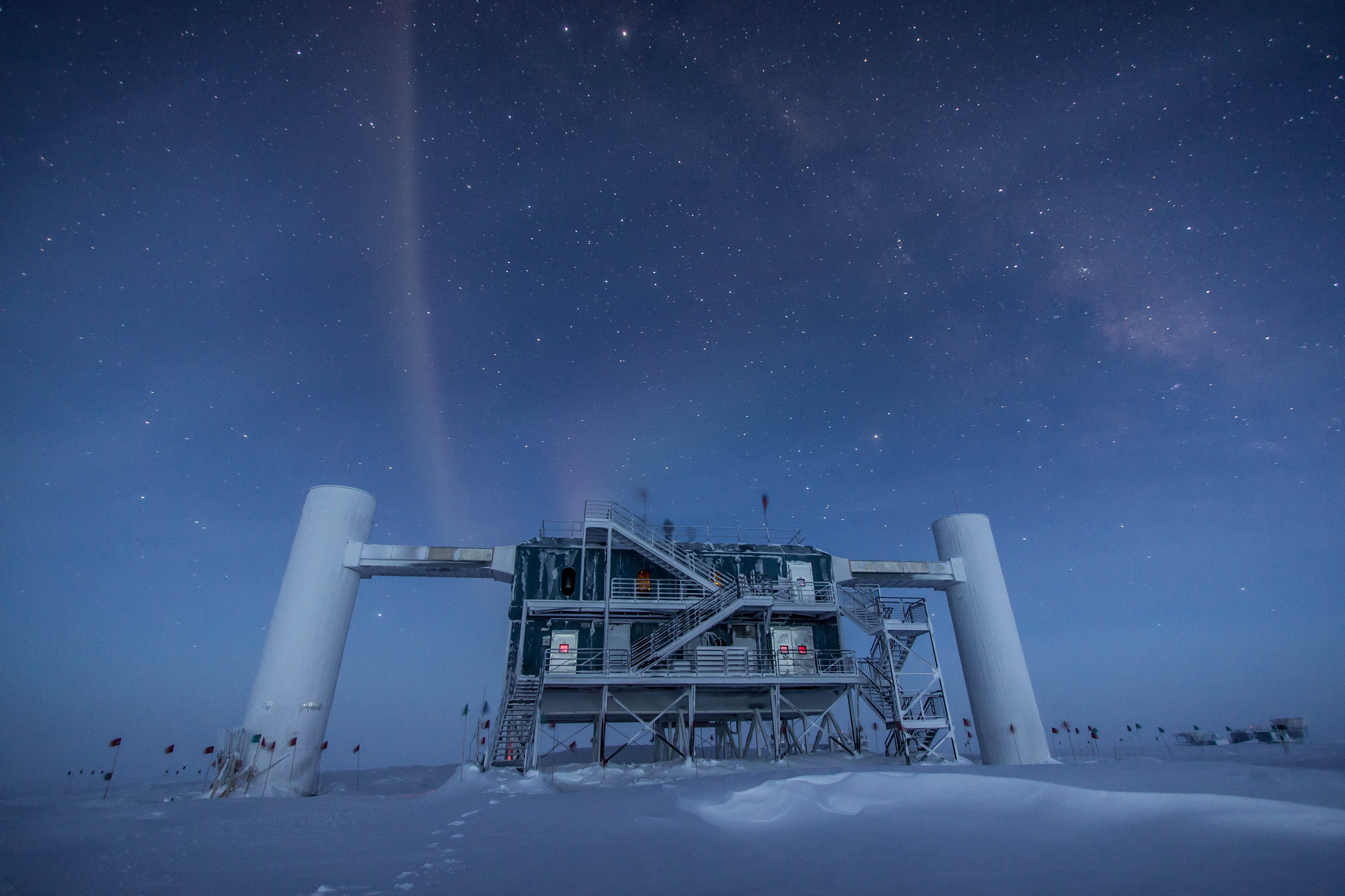 nature, galaxy, gray, sky, environment, star field, fuel and power generation, astronomy, constellation, metal, industry, milky way, snow, 5K, no people, HD Wallpaper