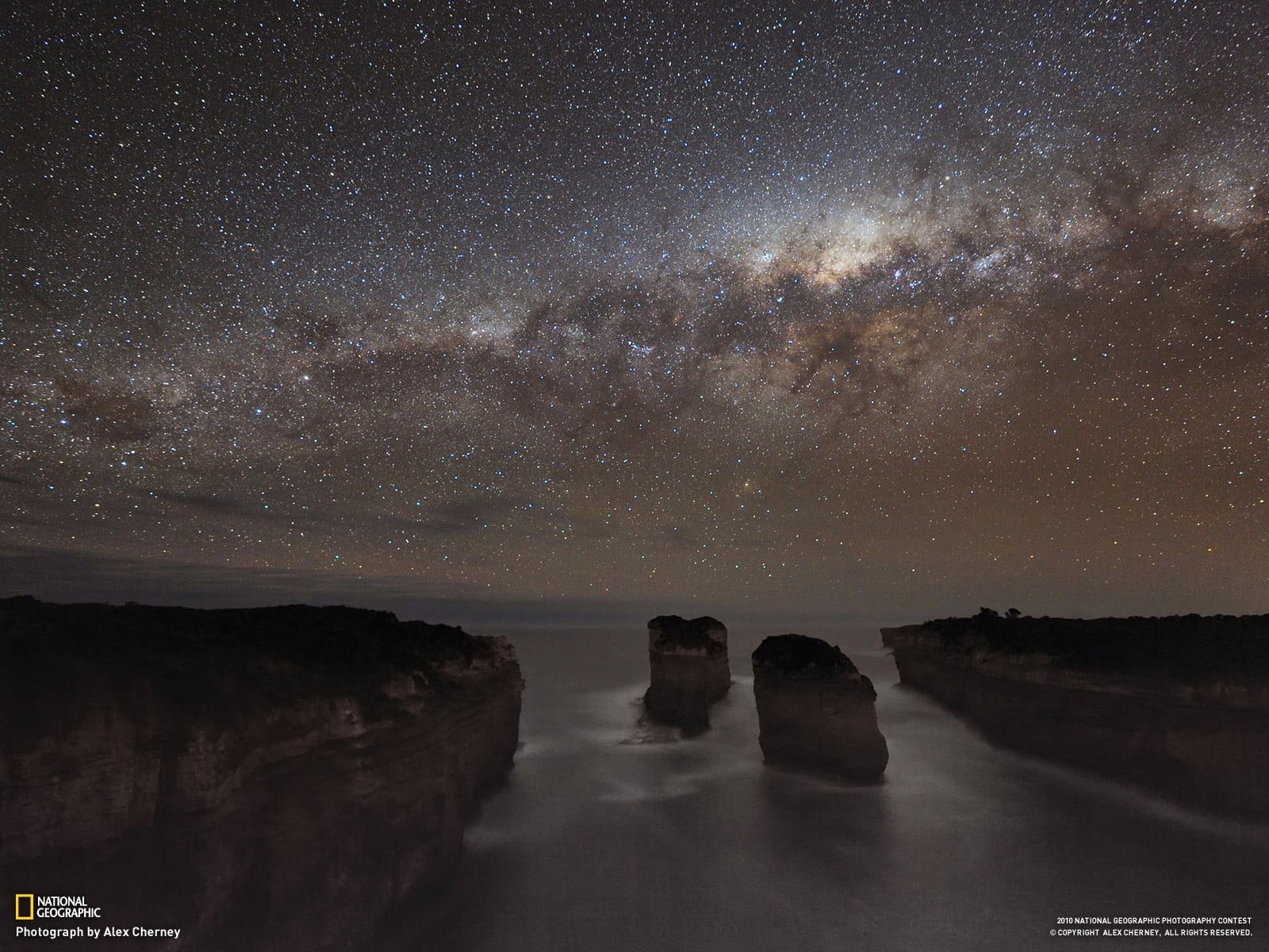 space and astronomy, tranquility, science, galaxy, nature, outdoors, 720P, rock, no people, solid, milky way, space, National Geographic, star - space, HD Wallpaper