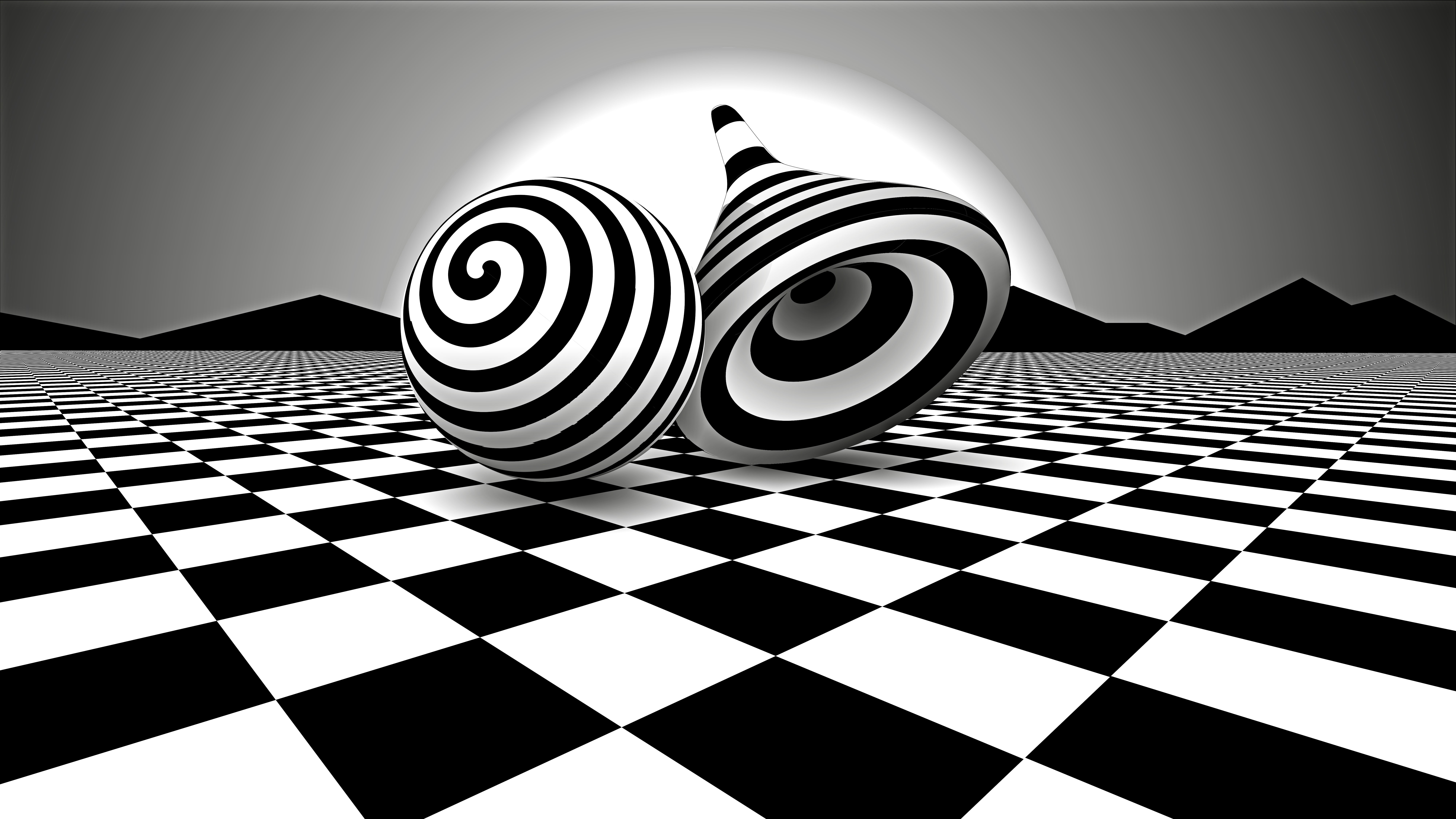 shape, flooring, optical illusion, architecture, positive emotion, white, checked pattern, lifestyles, close-up, emotion, tiled floor, geometric shape, HD Wallpaper