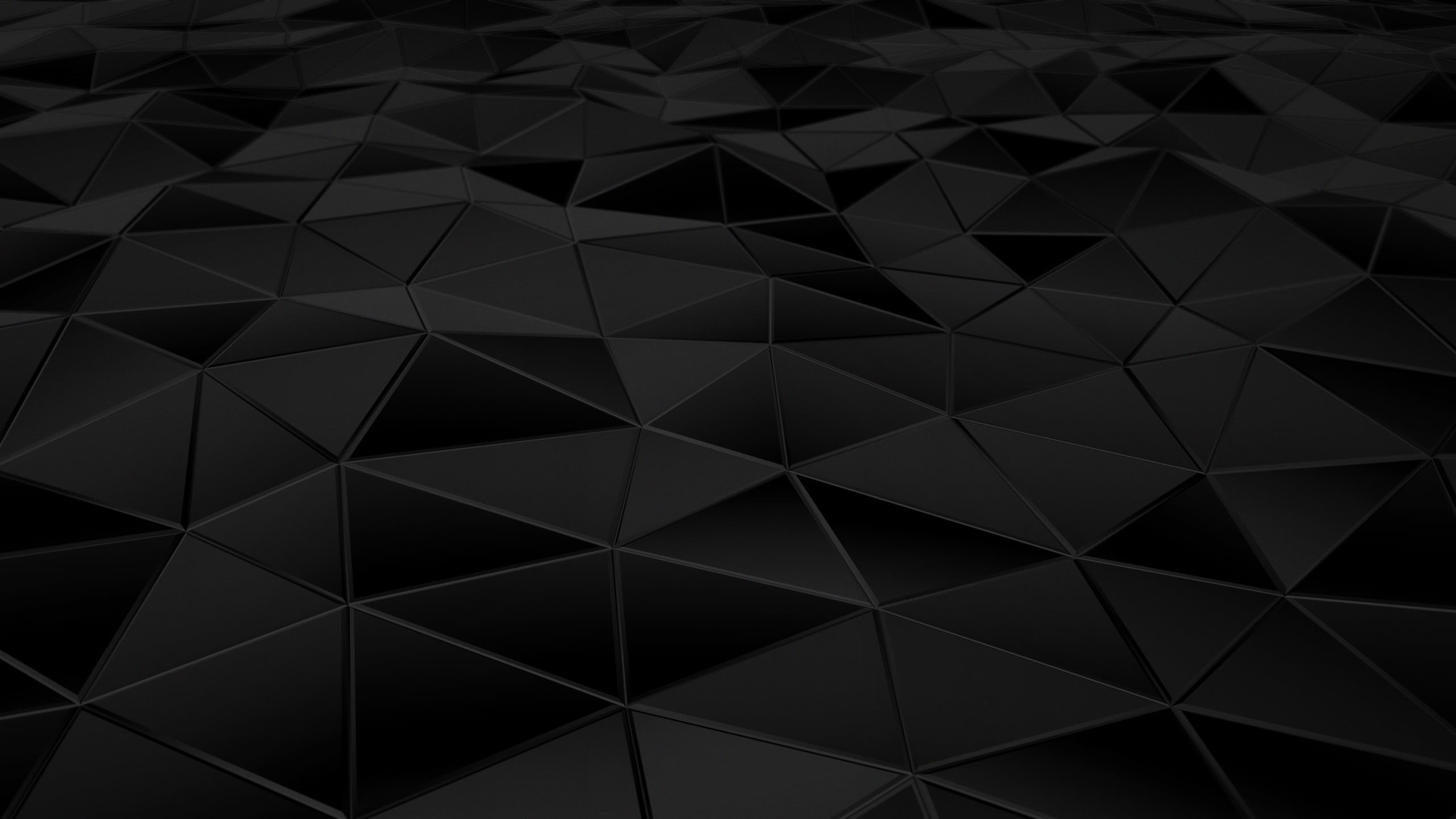 hexagon, 2K, geometric Shape, digitally Generated Image, black Color, ceiling, close-up, vector, backgrounds, technology, full frame, faces, modern, indoors, HD Wallpaper
