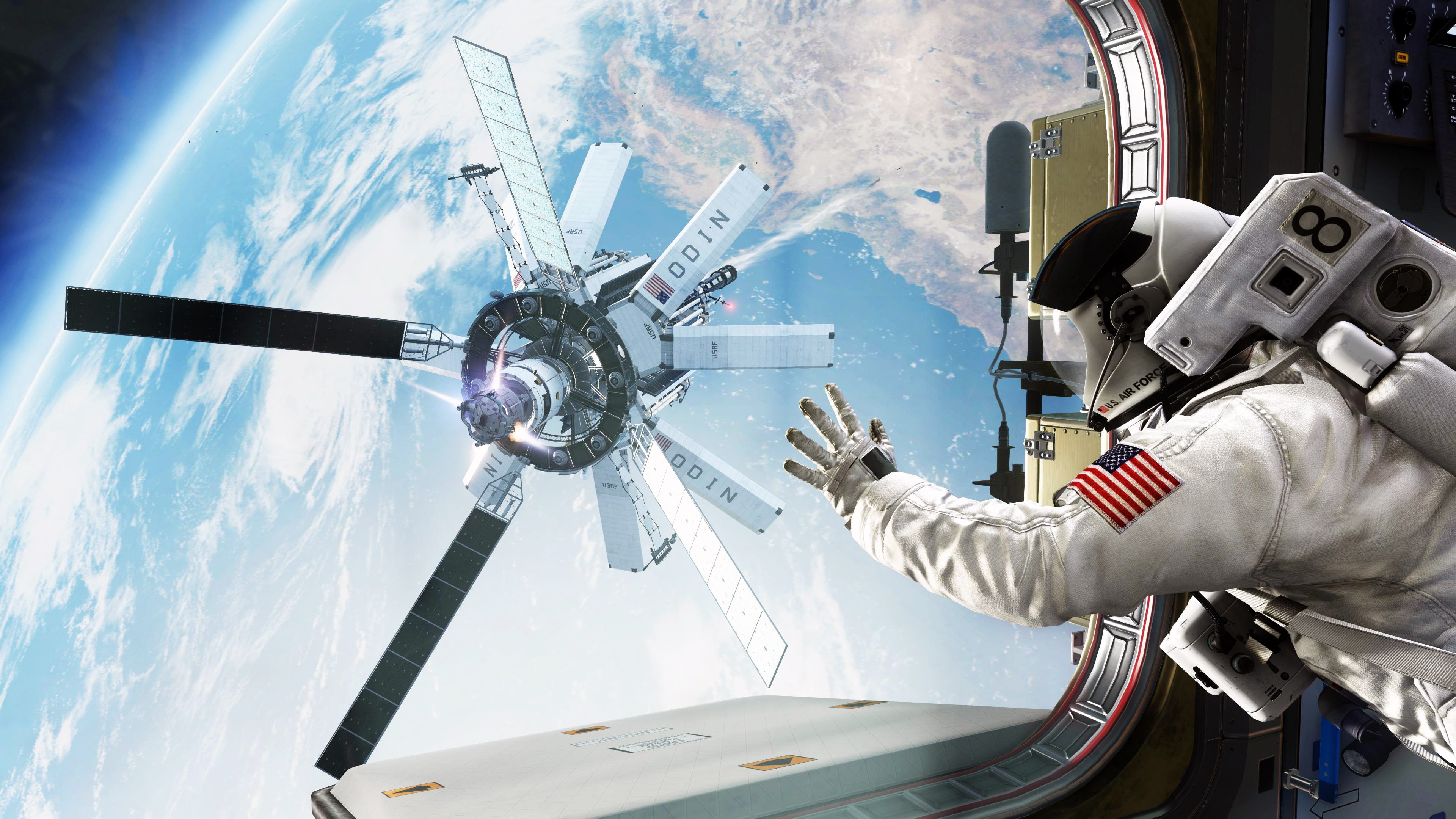 Call of Duty, 4K, Call of Duty: Ghosts, space, video games, HD Wallpaper