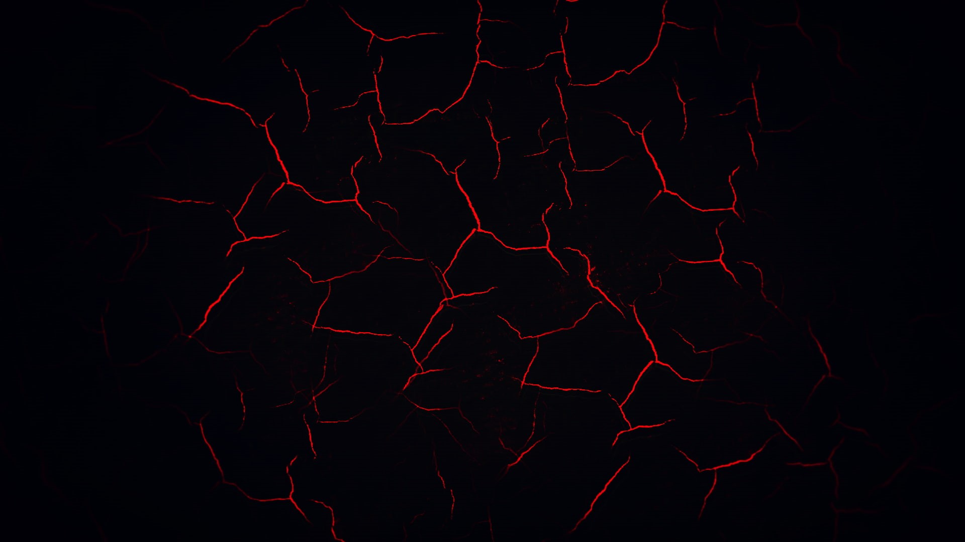 Cracks, 1080P, Abstract, Red, Light, HD Wallpaper