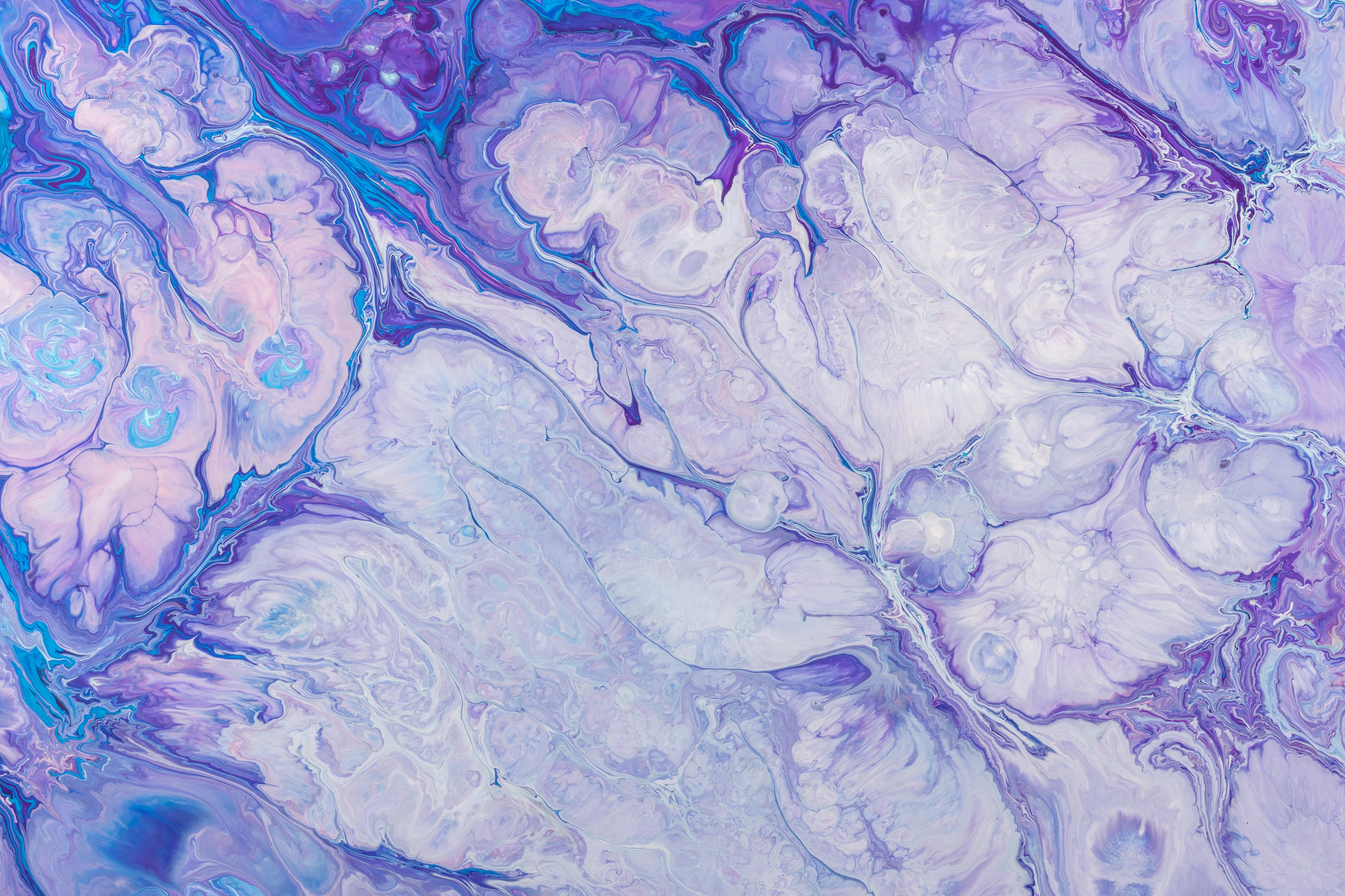 abstract, abstract backgrounds, purple, 5K, backgrounds, pollution, fluid, smoke - physical structure, nature, pattern, water, marbled effect, full frame, HD Wallpaper